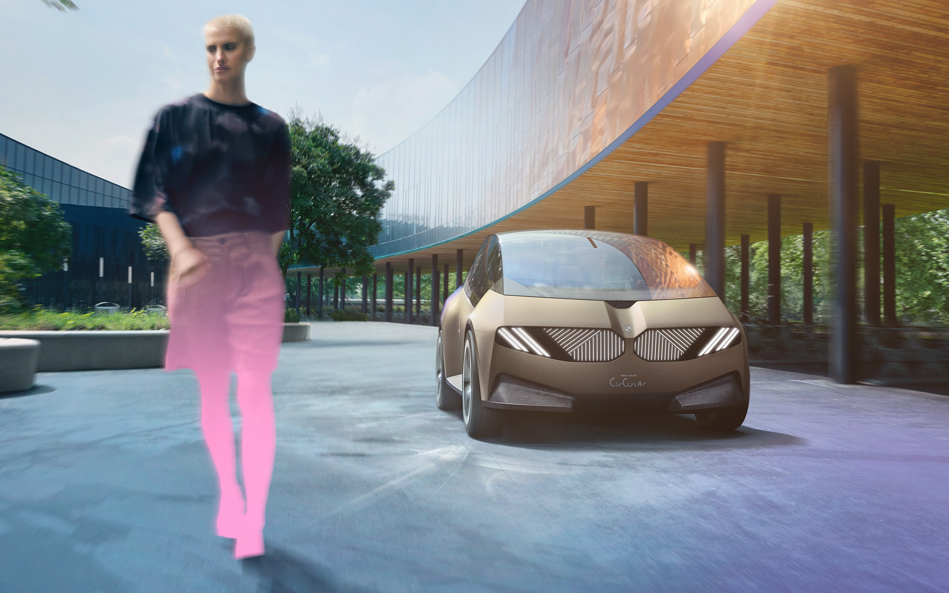 BMW i Vision Circular 2021 Visionsfahrzeug Impression 1