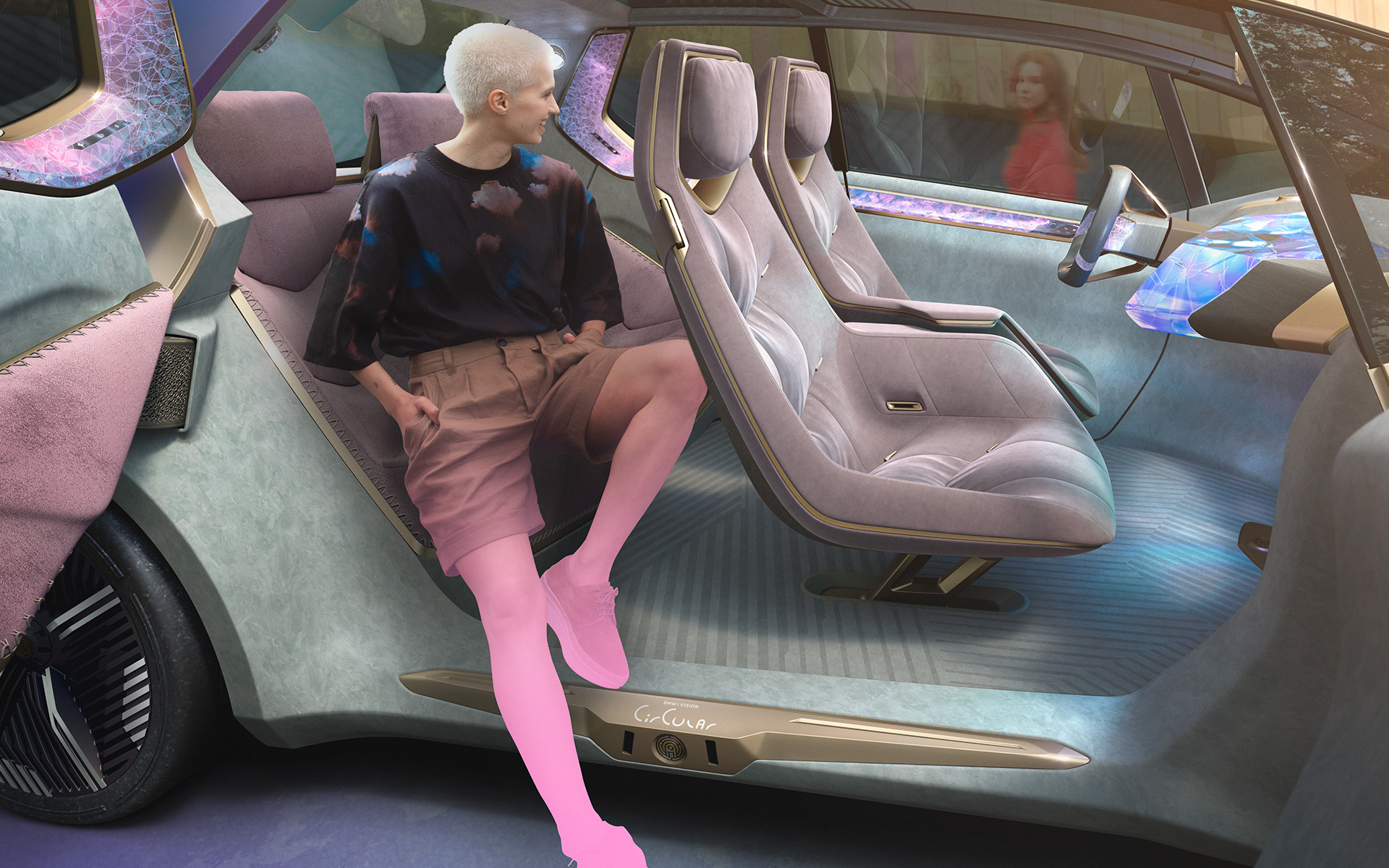 BMW i Vision Circular 2021 Visionsfahrzeug Impression 3