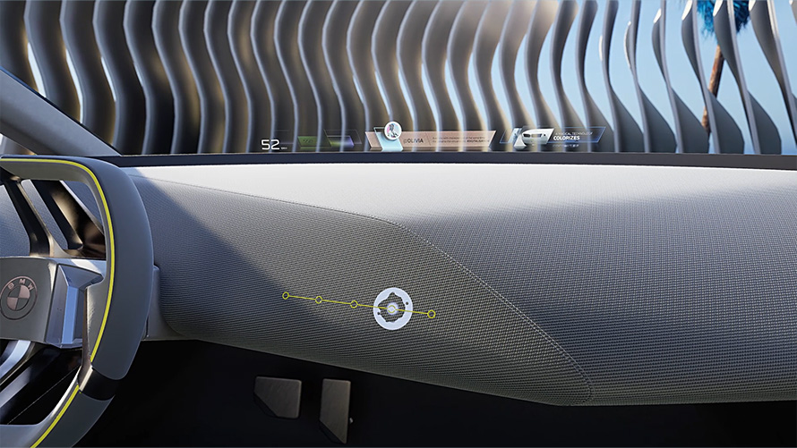BMW i Vision Dee BMW Mixed Reality Slider BMW i Vision Dee Visionsfahrzeug BMW Mixed Reality Slider