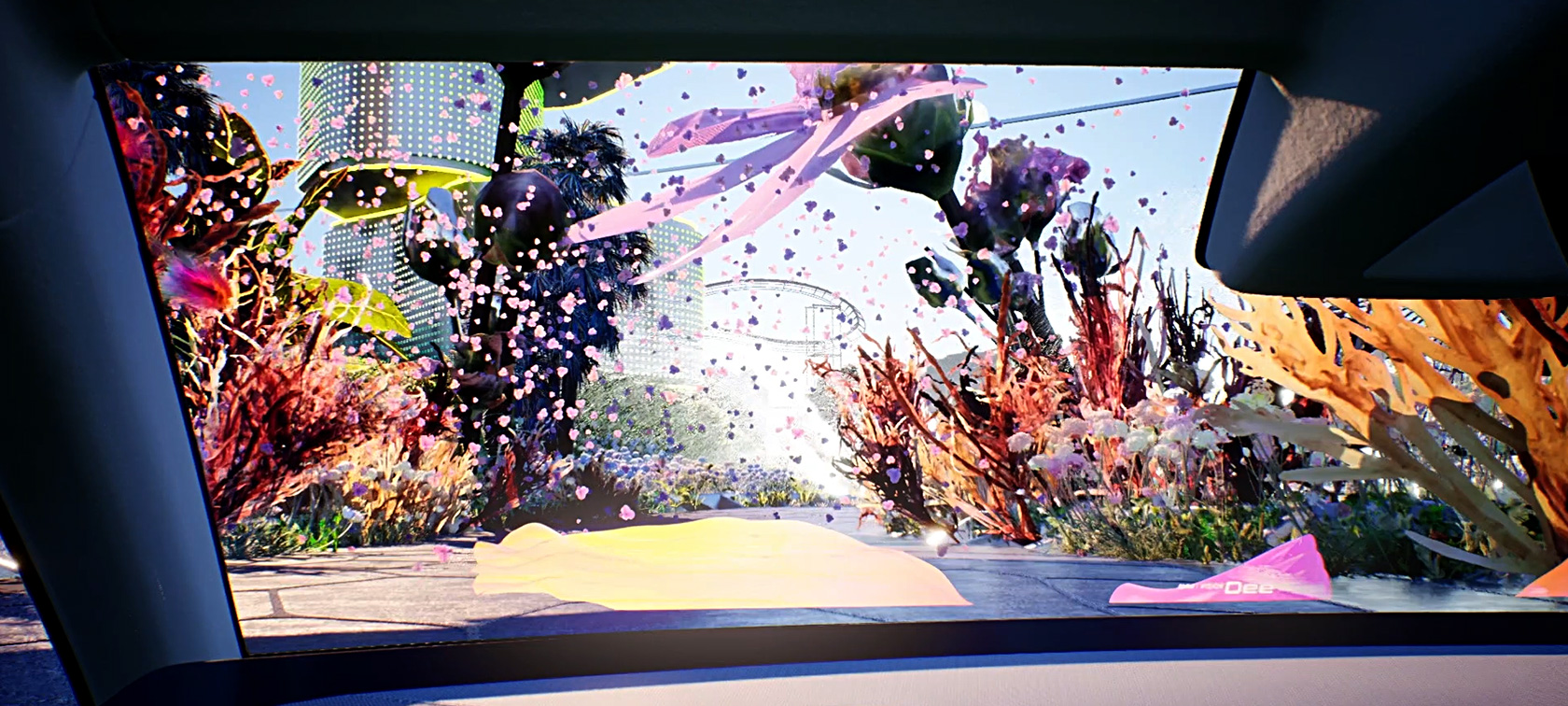 BMW i Vision Dee Fahrerlebnis BMW i Vision Dee Visionsfahrzeug Fahrerlebnis
