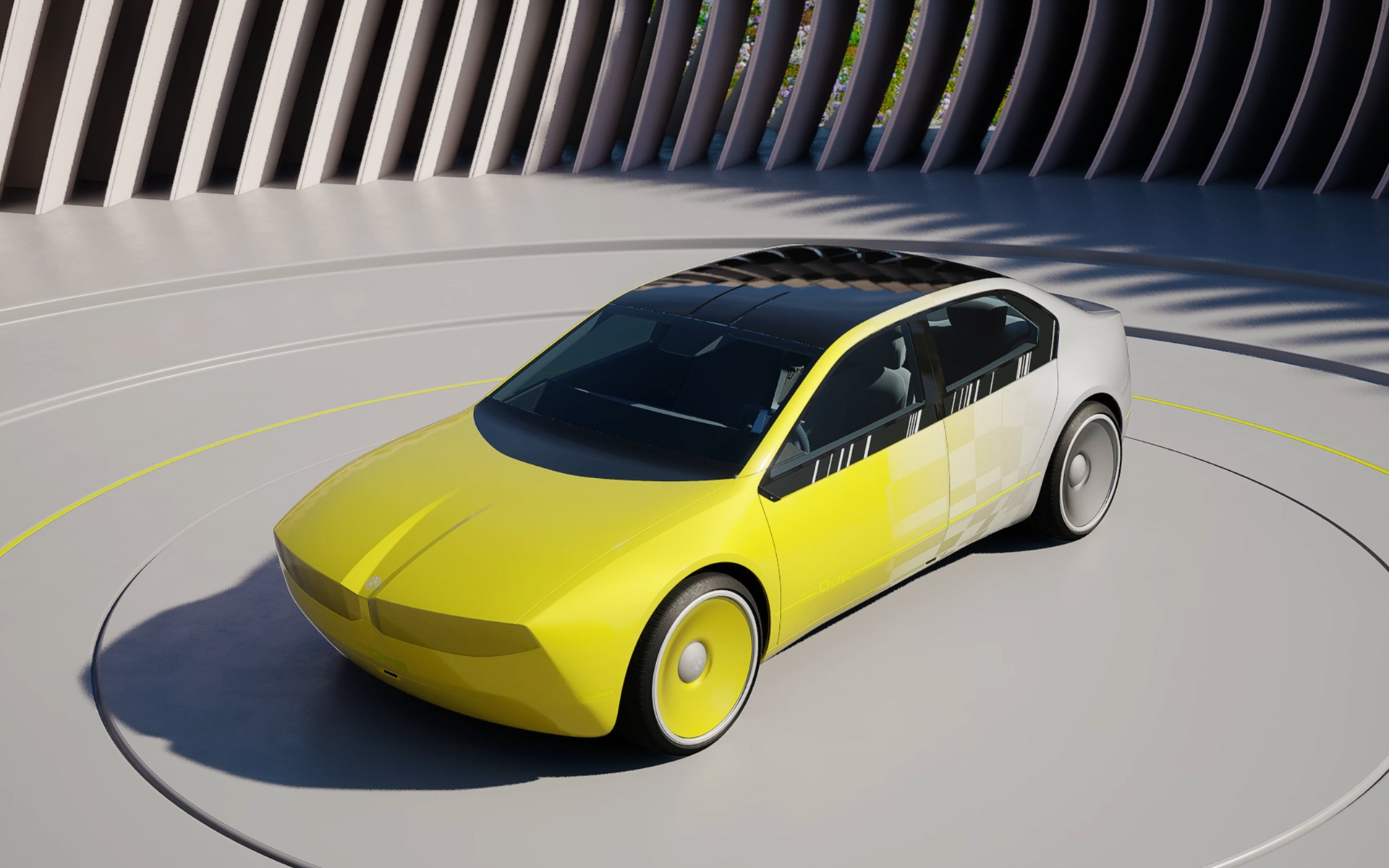 BMW i Vision Dee E Ink Technologie BMW i Vision Dee Visionsfahrzeug E Ink Technologie