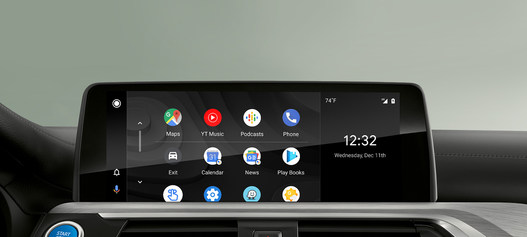 Android Auto Smartphone Integration Android Auto Smartphone Integration Menü im Control Display BMW ConnectedDrive