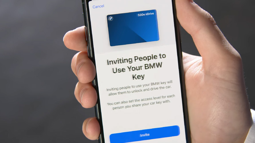 Teilen BMW Digital Key Video BMW Digital Key Teilen Video