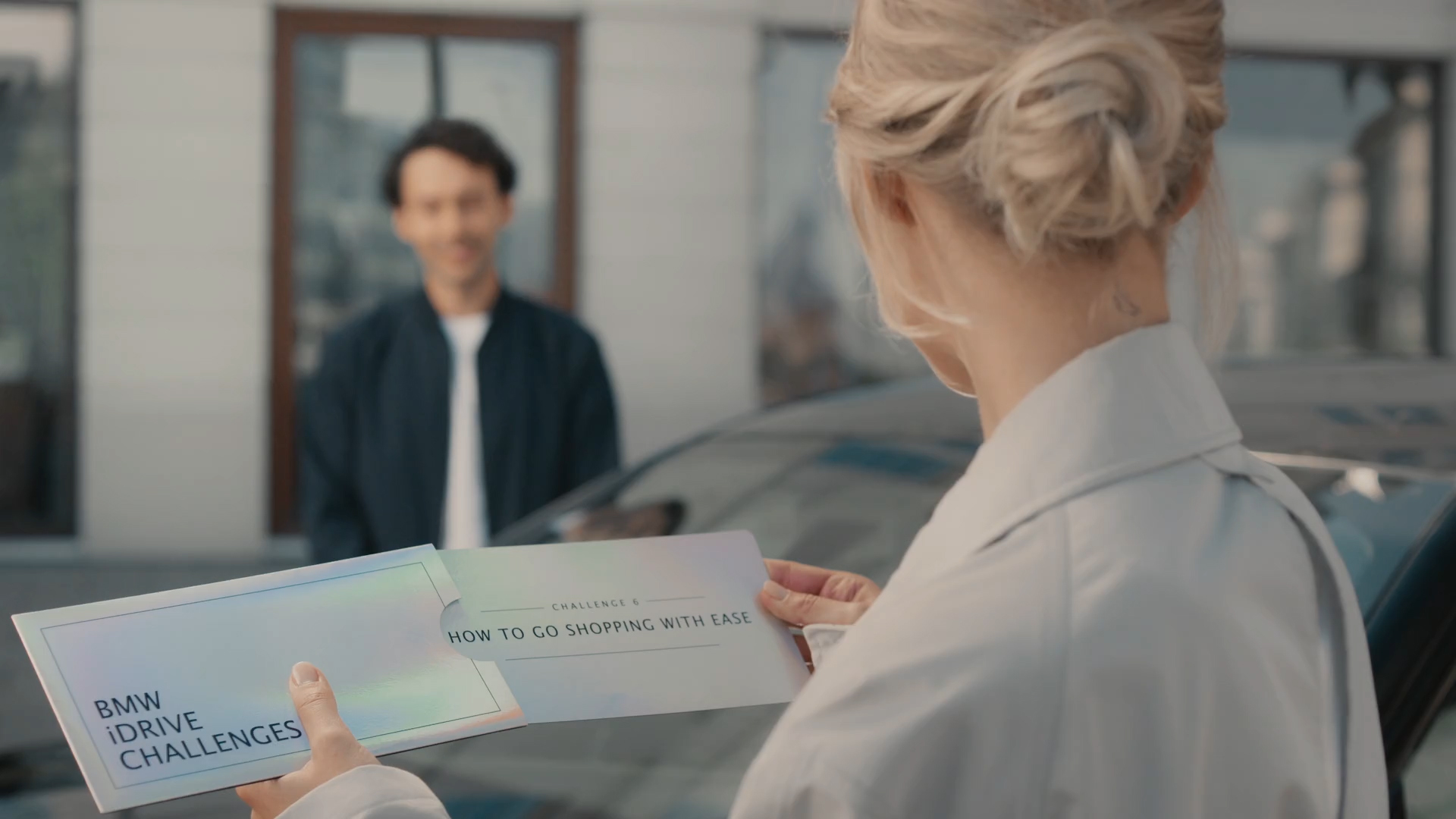 BMW iDrive Challenge Shopping BMW iDrive Challenge Shopping G70 Briefumschlag mit Aufgabe
