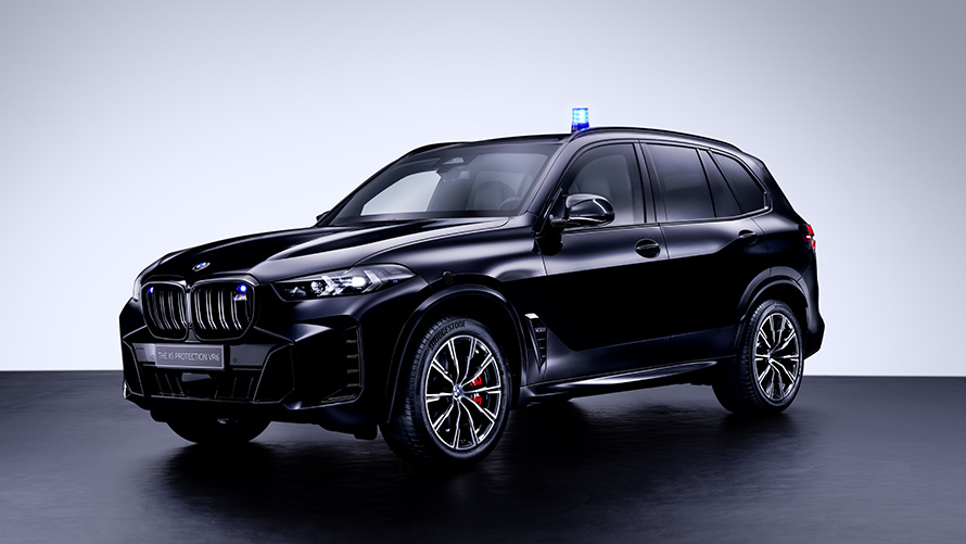 BMW Sonderschutzfahrzeuge BMW X5 Protection VR6 unbeschädigt BMW Sonderschutzfahrzeuge BMW X5 Protection VR6 Dreiviertel Frontansicht unbeschädigt