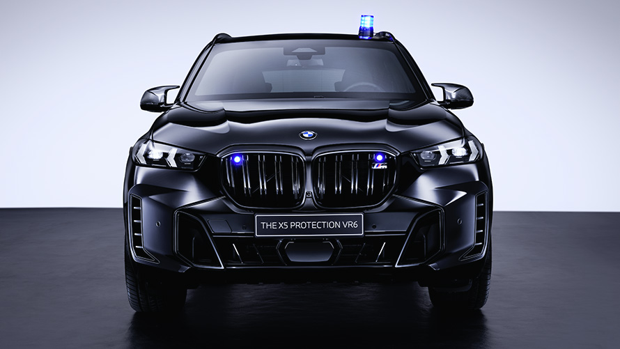 BMW Sonderschutzfahrzeuge Sonderausstattung Exterieur Frontansicht BMW Sonderschutzfahrzeuge Sonderausstattung Exterieur Frontansicht