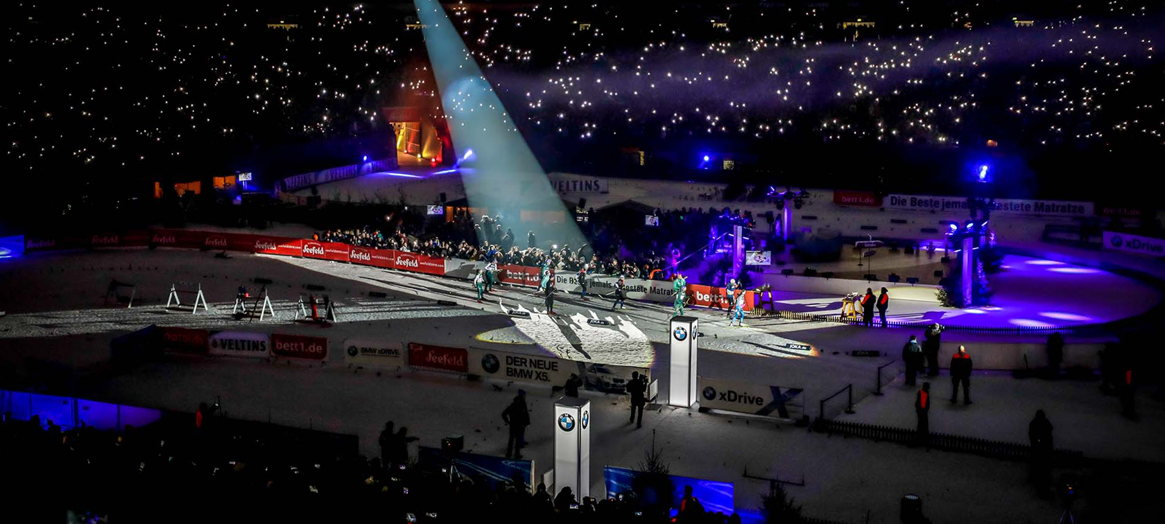 Biathlon statt Fußball auf Schalke Biathlon statt Fußball auf Schalke