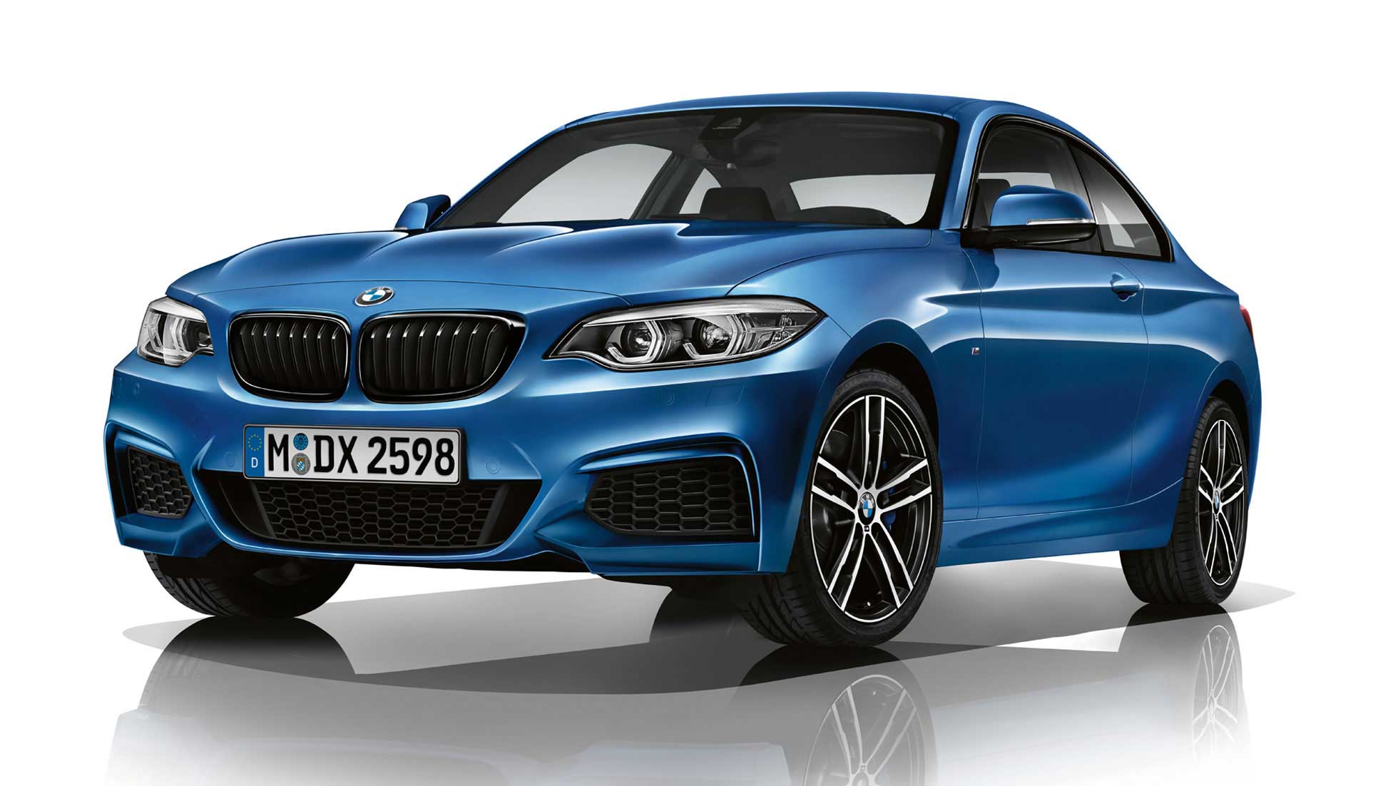 BMW 2er Coupé, Modell M Sport Dreiviertel Frontschuss F22 BMW 2er Coupé, Modell M Sport Dreiviertel Frontschuss F22