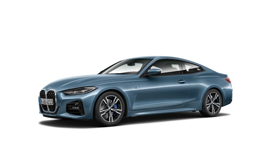 BMW 4er Reihe BMW 4er Coupé G22 Dreiviertel-Seitenansicht BMW 4er Reihe BMW 4er Coupé G22 Dreiviertel-Seitenansicht