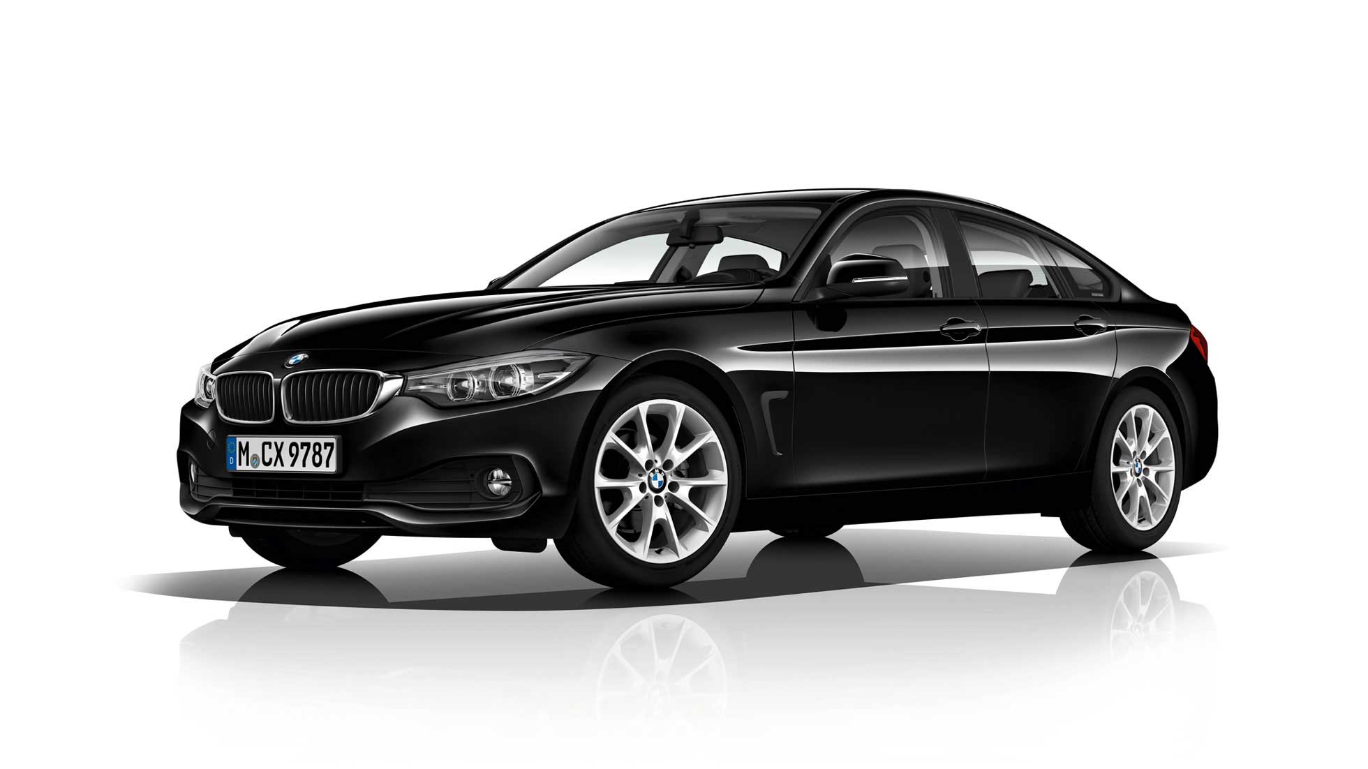 BMW 4er Gran Coupé, Modell Advantage Dreiviertel Frontschuss BMW 4er Gran Coupé, Modell Advantage Dreiviertel Frontschuss