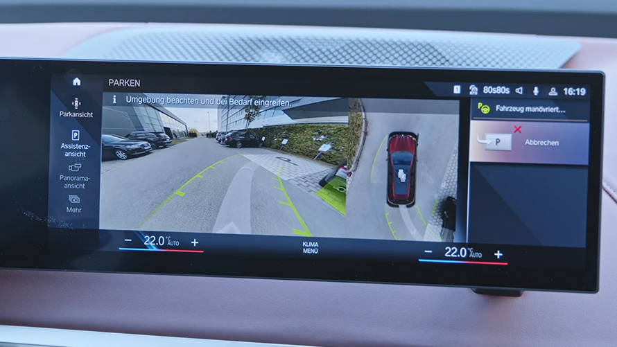 BMW iX Parking Assistant Video BMW iX i20 Parking Assistant Video
