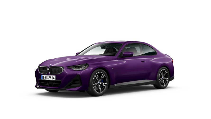 BMW 2er Modelle BMW 2er Coupé G42 Dreiviertel-Seitenansicht BMW 2er Modelle BMW 2er Coupé G42 Dreiviertel-Seitenansicht