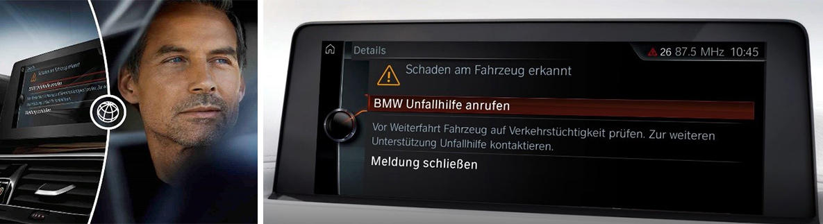 BMW TELESERVICE UNFALLHILFE. BMW TELESERVICE UNFALLHILFE.
