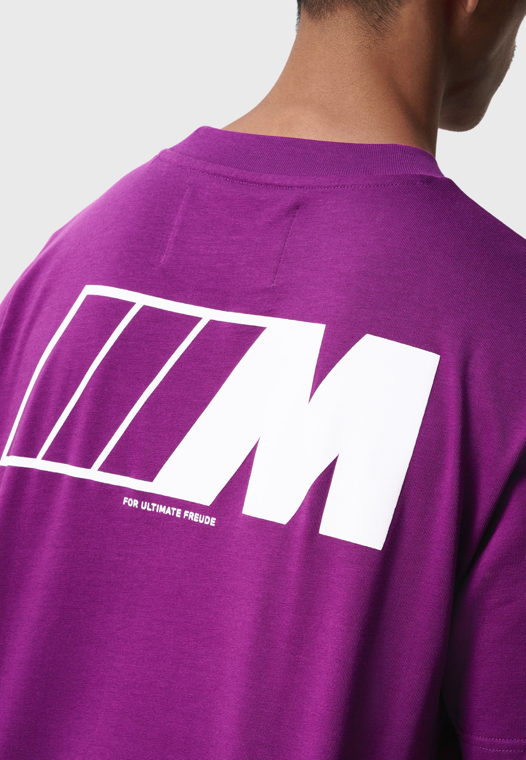 BMW M Oversized Short Sleeve T-shirt Purple / White 6