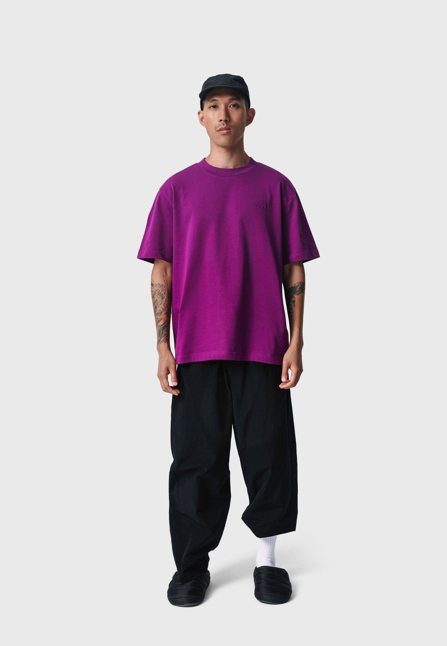 BMW M Oversized Short Sleeve T-shirt Purple / White 8
