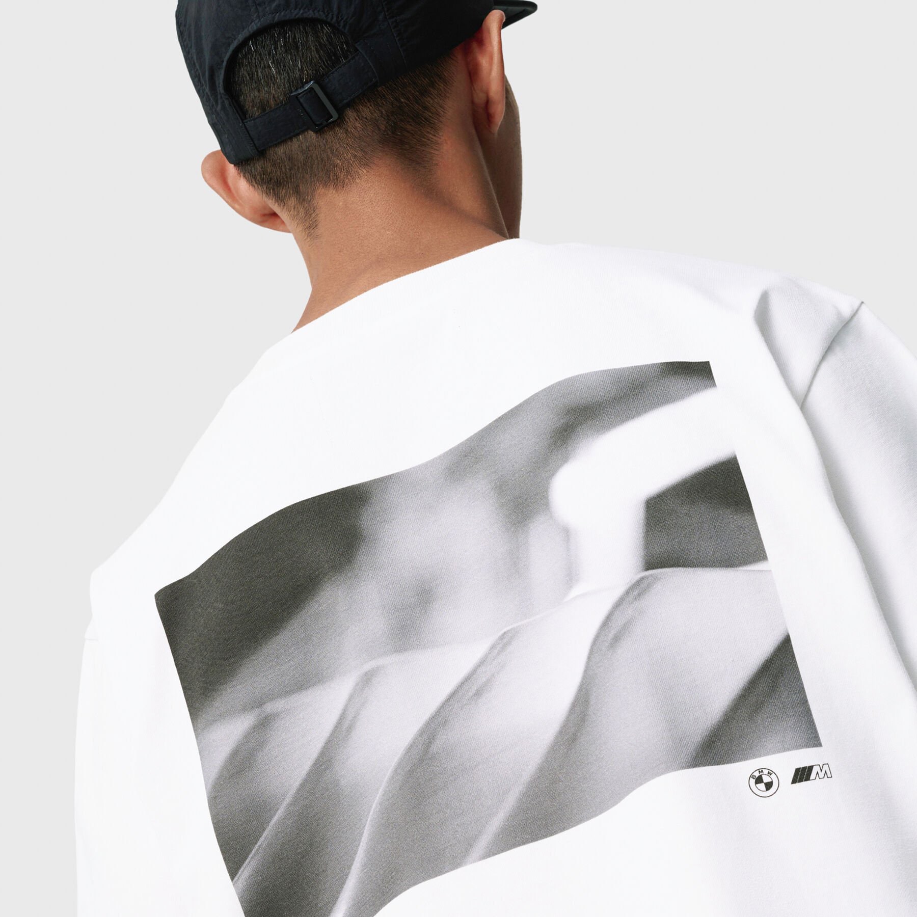 BMW M Oversized Short Sleeve T-shirt White / Black 5