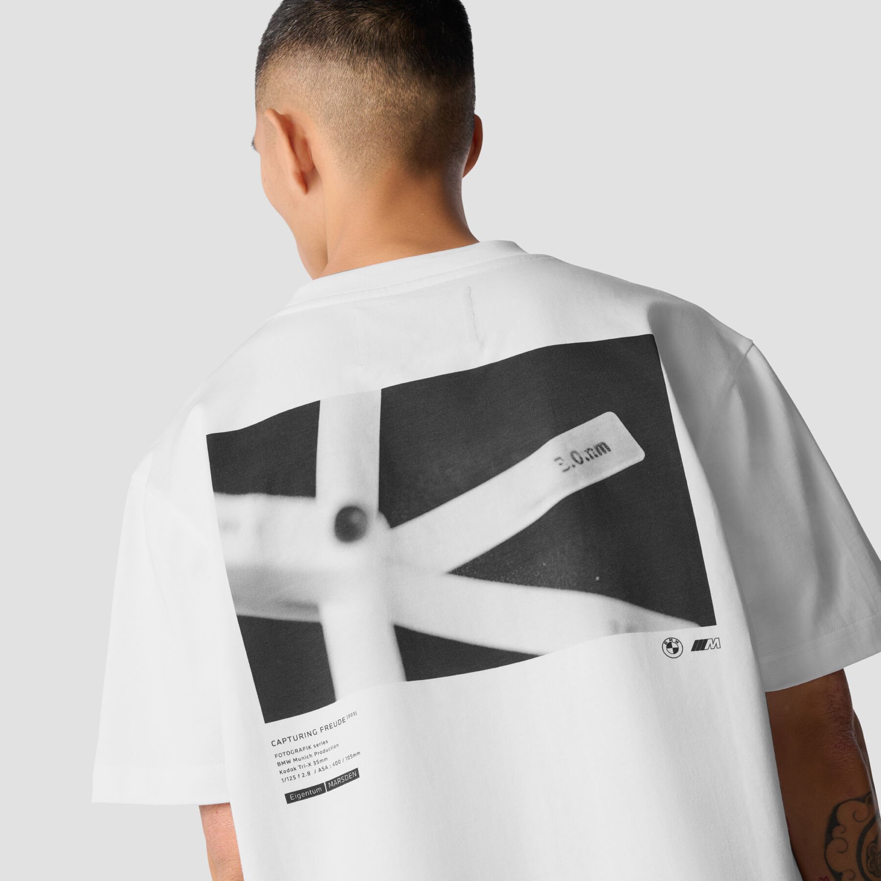 BMW M Oversized Short Sleeve T-shirt White 1