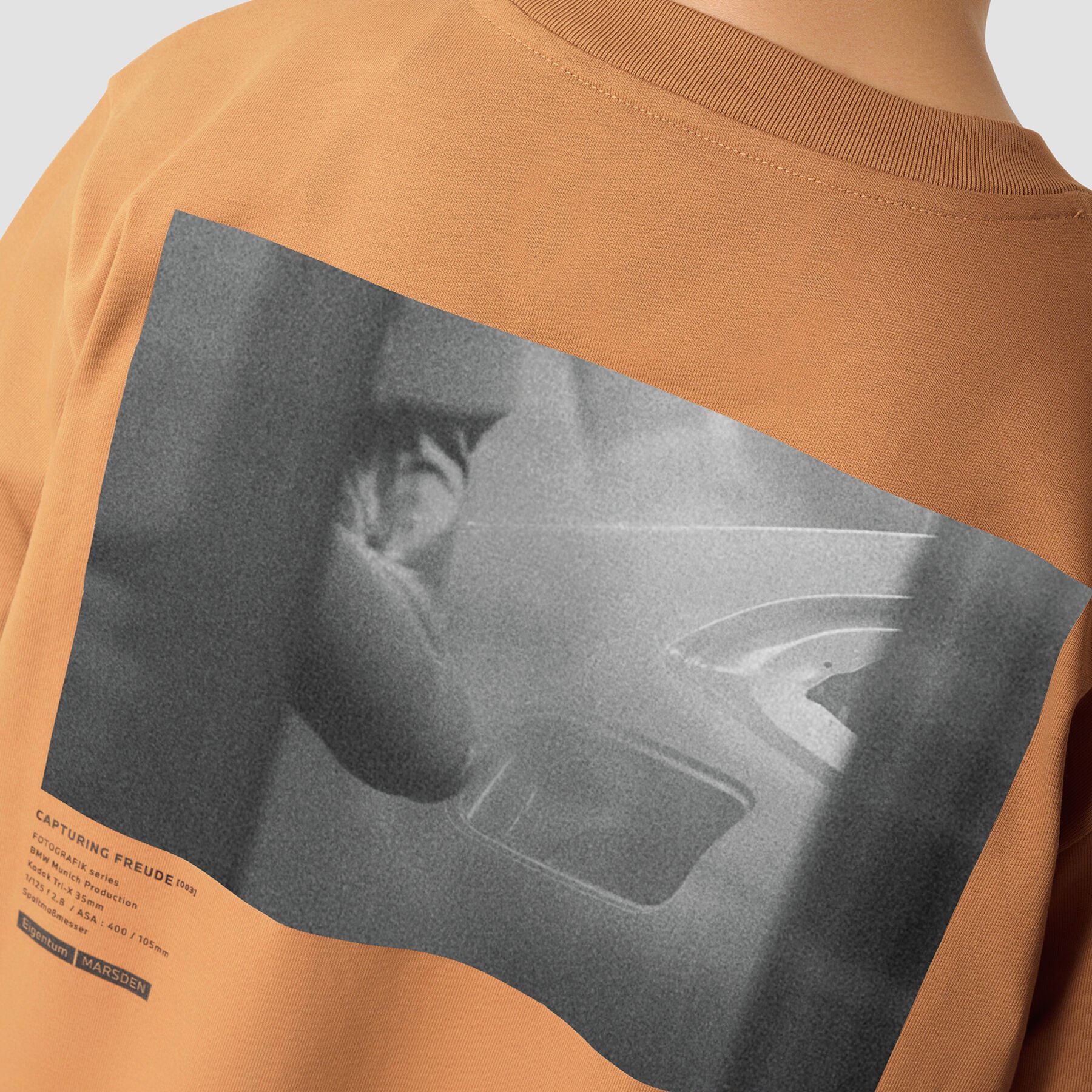 BMW M Oversized Short Sleeve T-shirt Dark Brown Wood 2