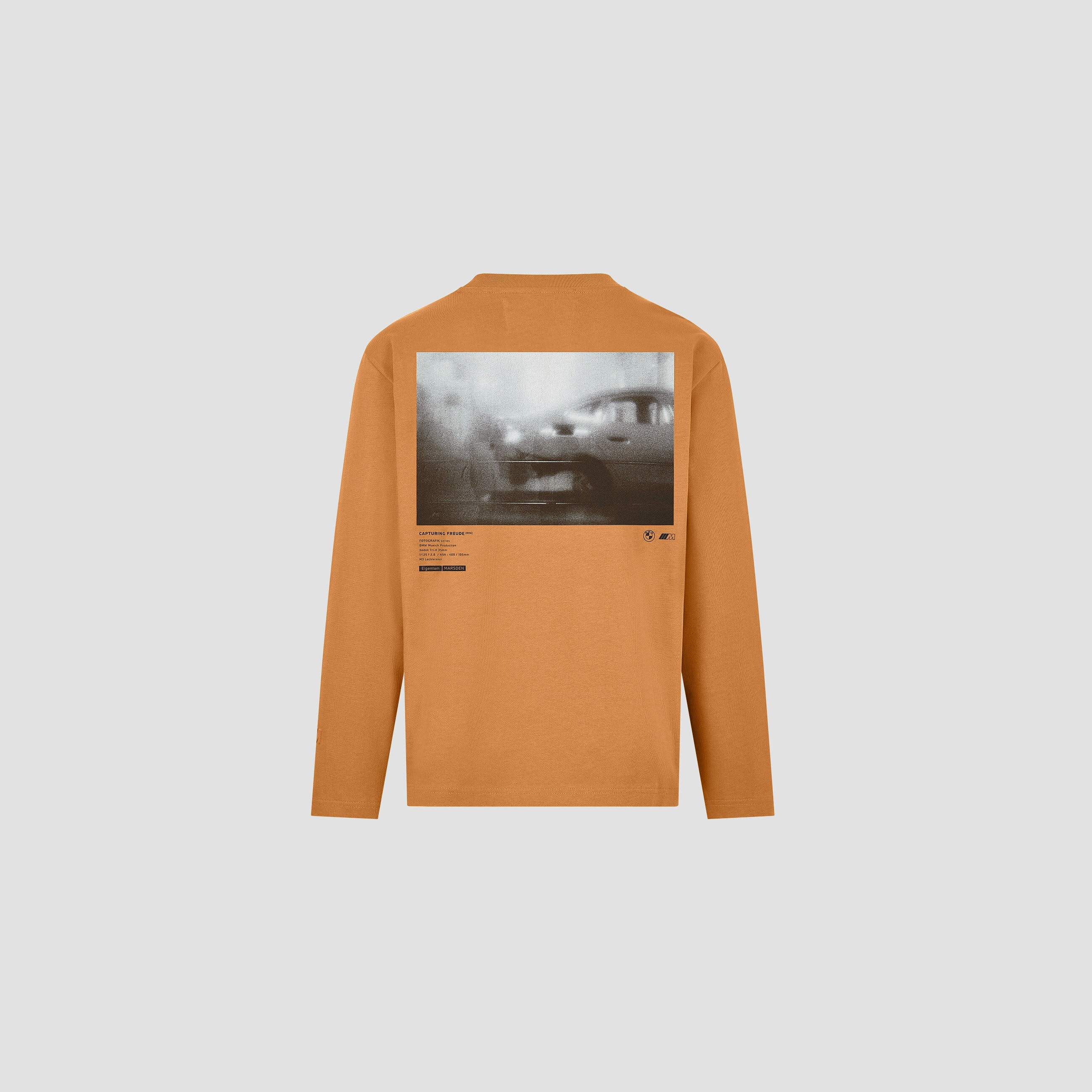 Op volledig scherm weergeven BMW M Oversized Lange Mouw T-shirt Donkerbruin Hout 4