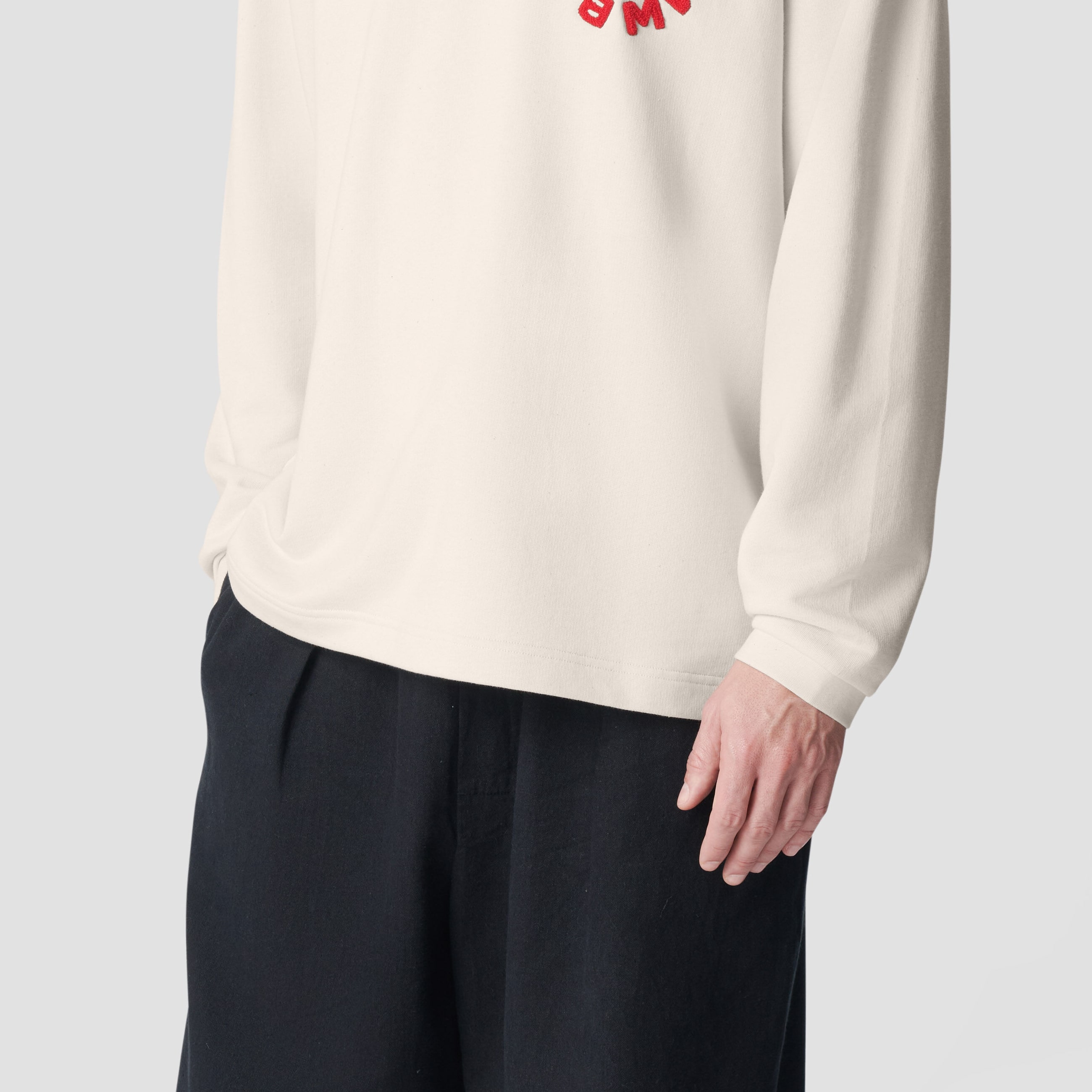 Sweatshirt Oversized BMW Raw beige 3