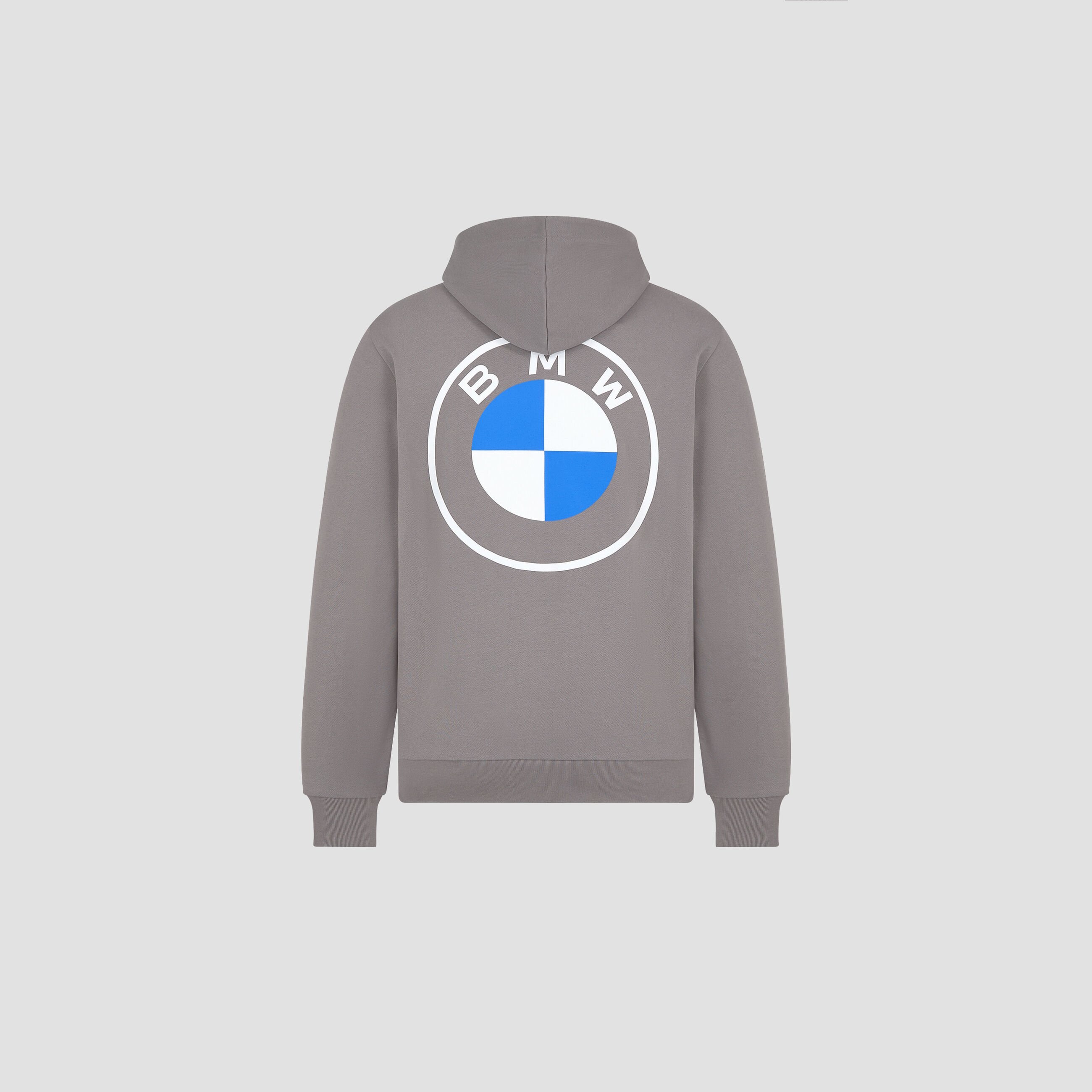 BMW Logo Hoodie Mid Grey 4