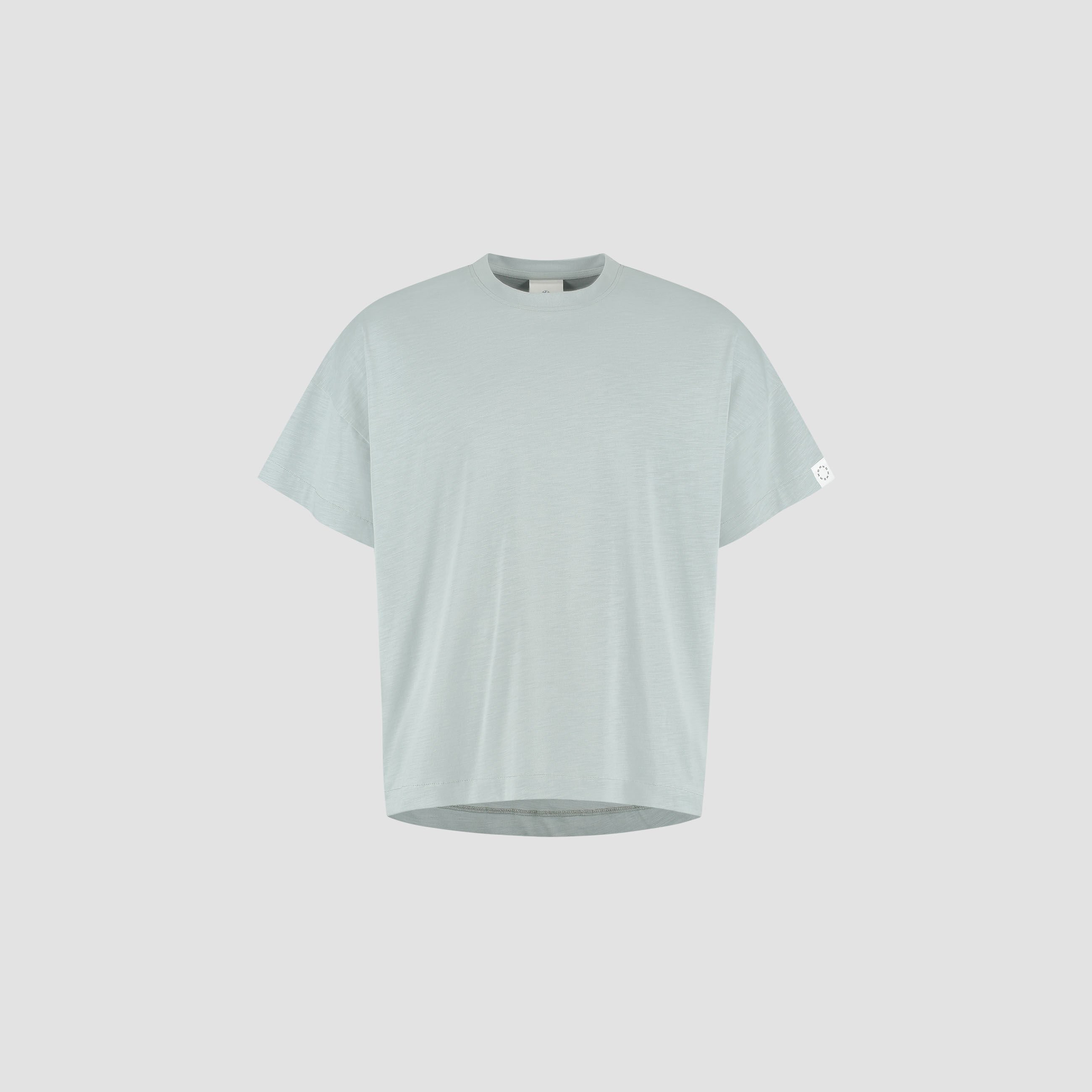 Visa som helskärm BMW Arched Logo Överdimensionerad T-shirt Ljusblå 1