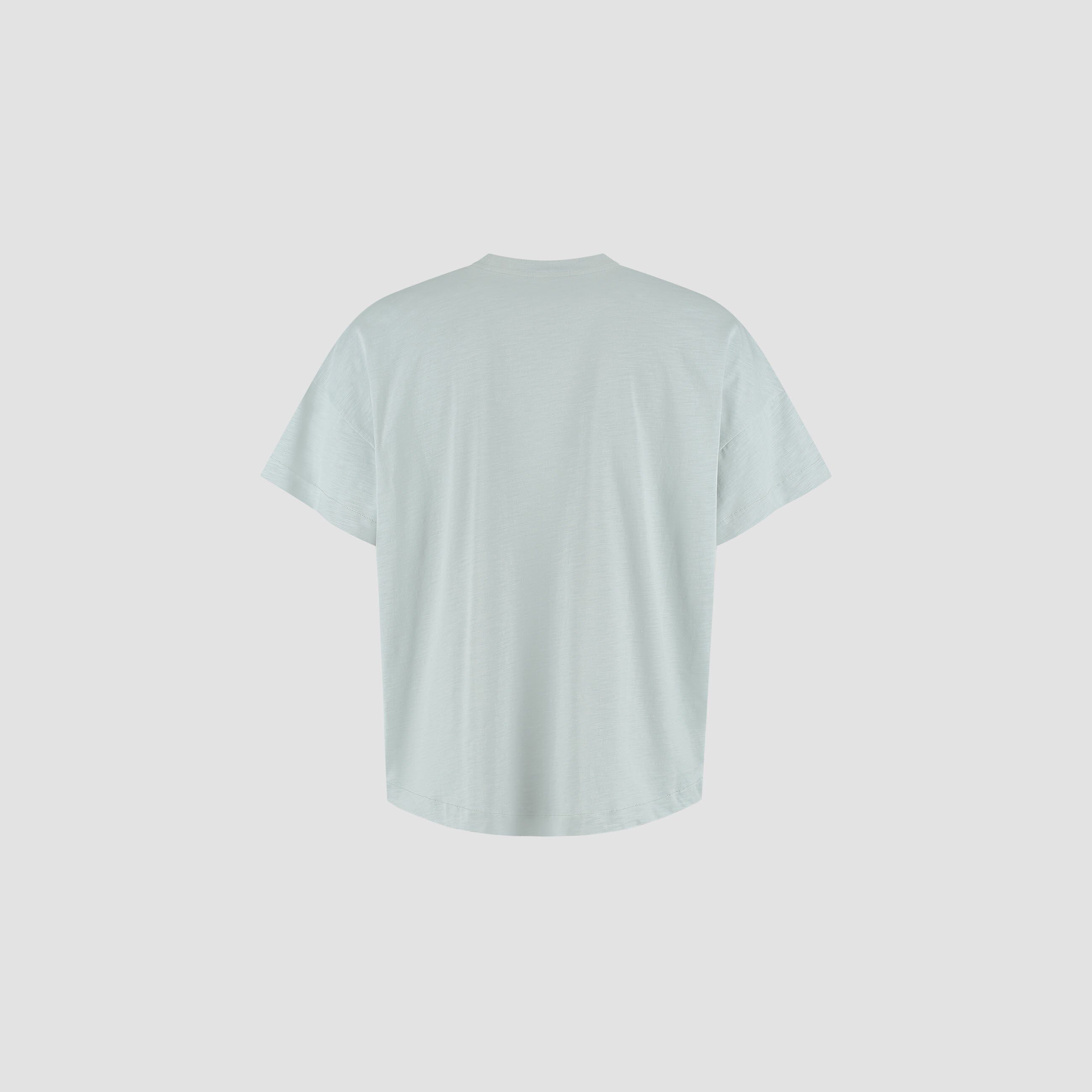 Visa som helskärm BMW Arched Logo Överdimensionerad T-shirt Ljusblå 2