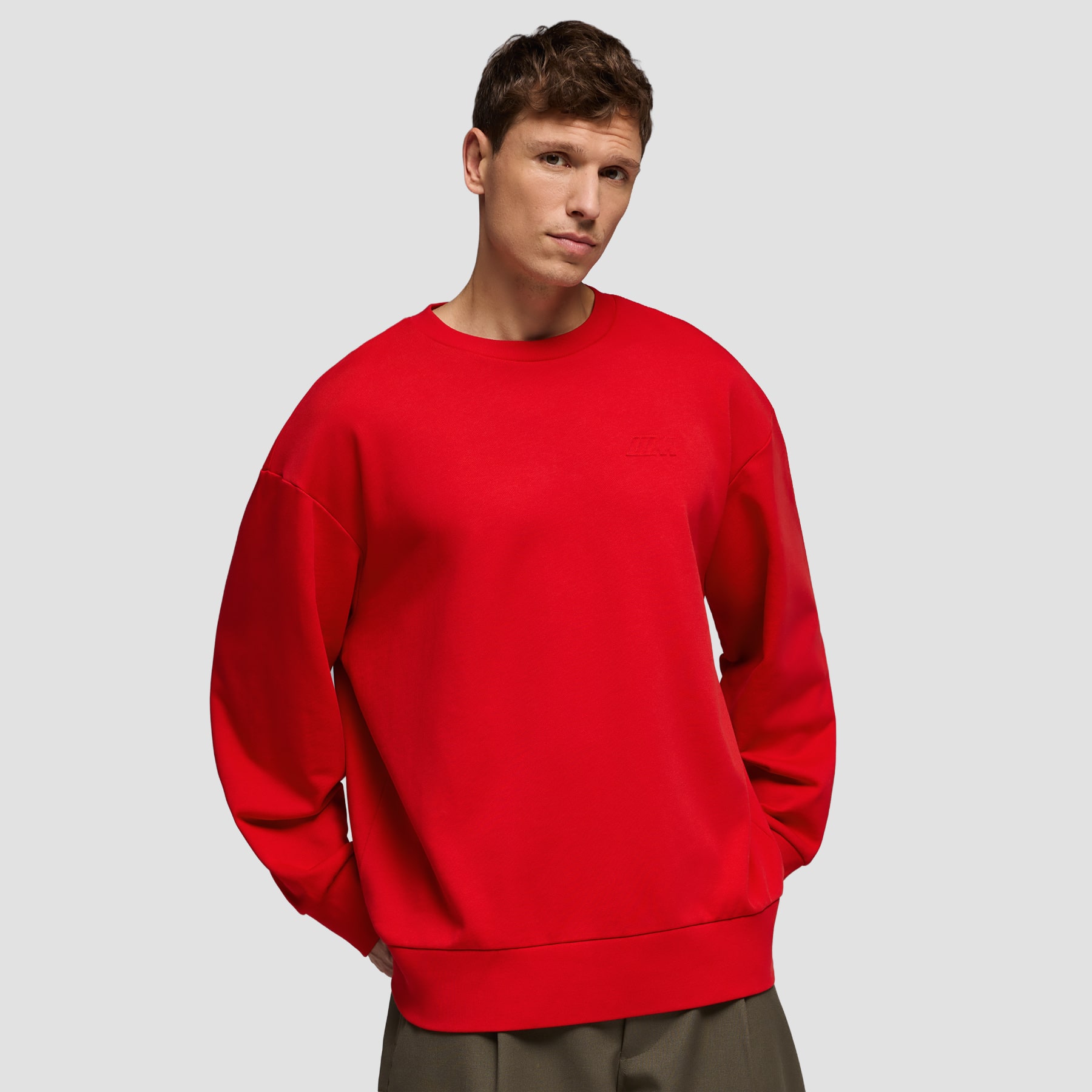 Afficher en plein écran Sweatshirt Oversized BMW M Reverse Logo Rouge 3
