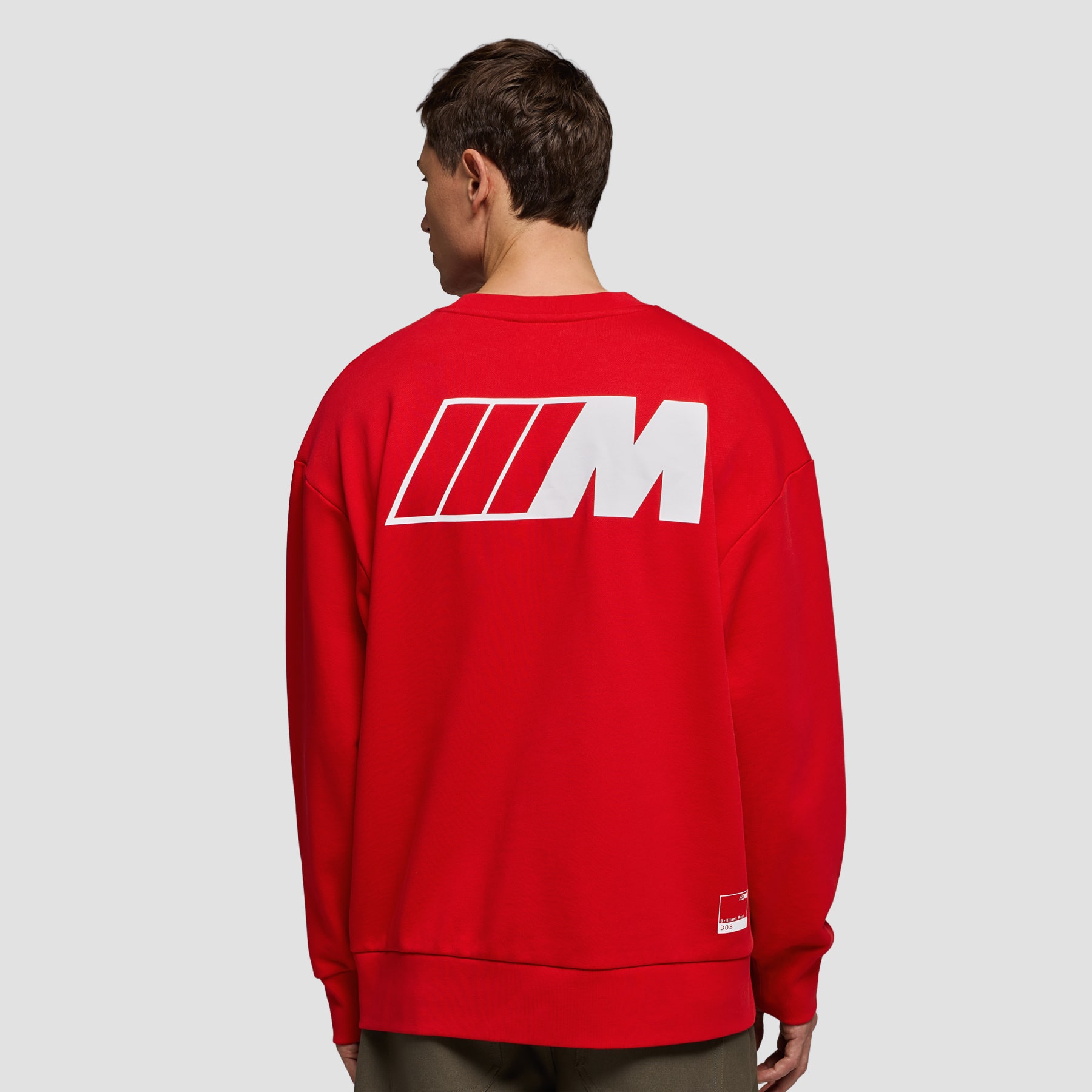 Afficher en plein écran Sweatshirt Oversized BMW M Reverse Logo Rouge 5