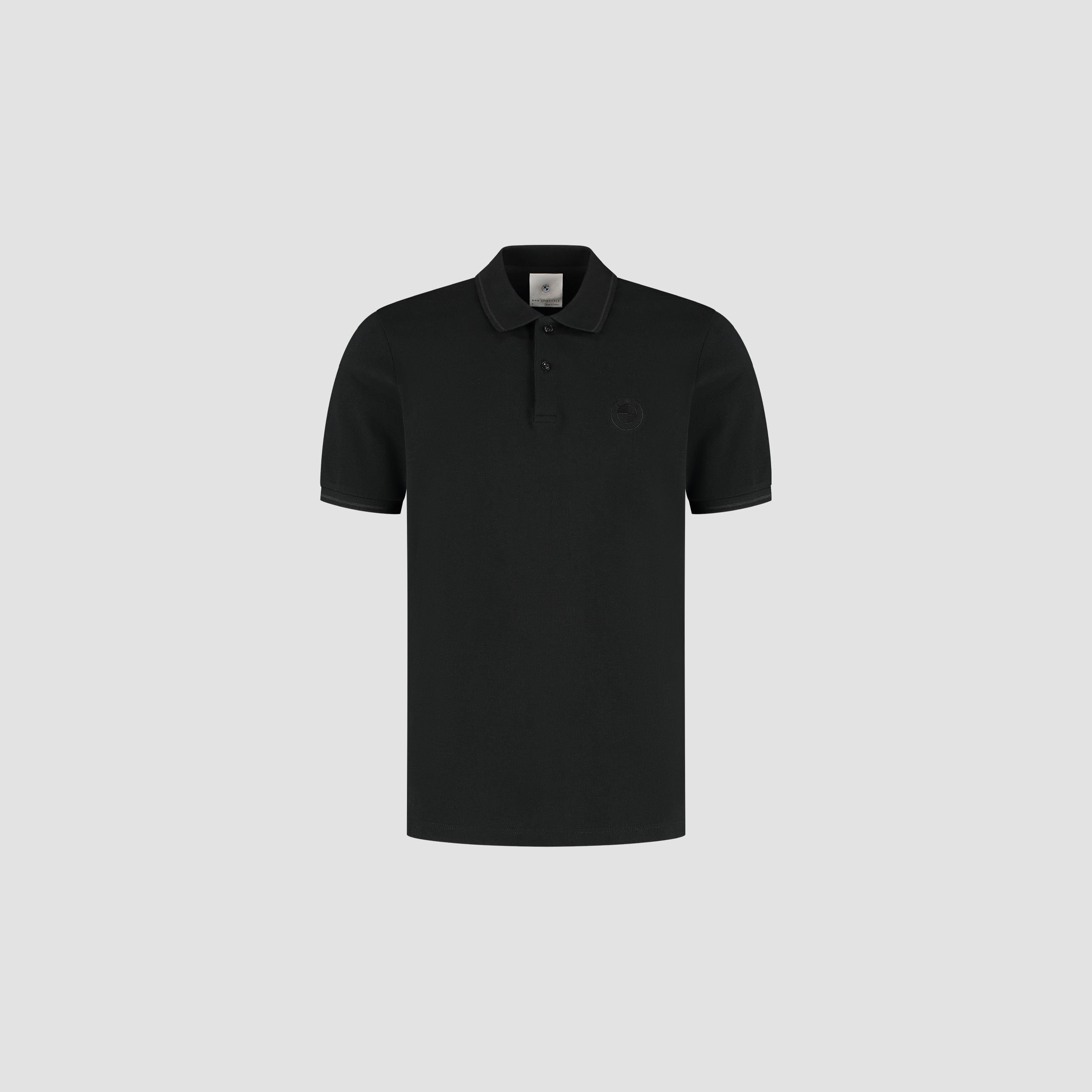 Visa som helskärm BMW Micro Tonal Logo Polotröja  Svart 1