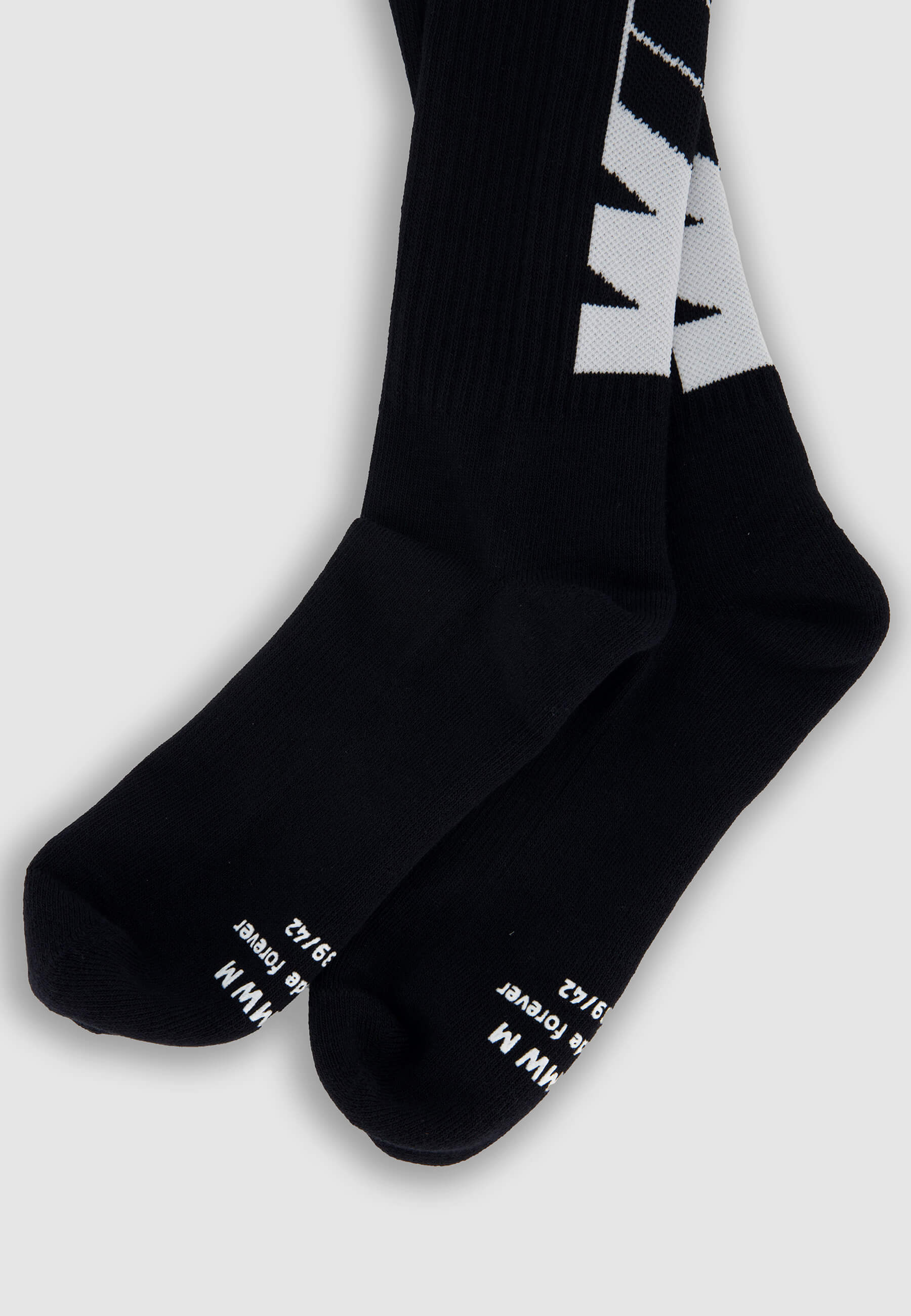 BMW M Tonal Logo Crew Socks Black 2