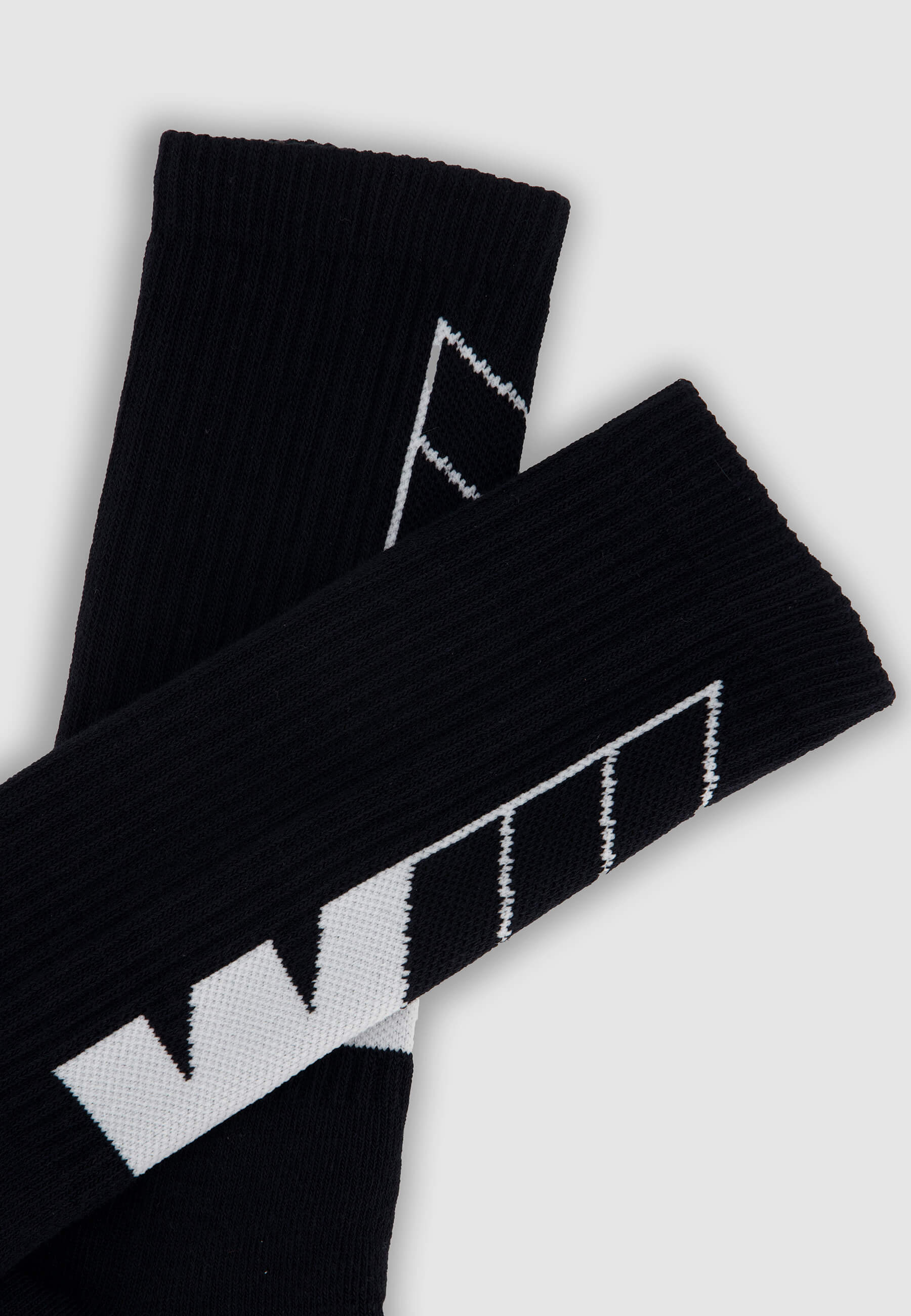 BMW M Tonal Logo Crew Socks Black 3