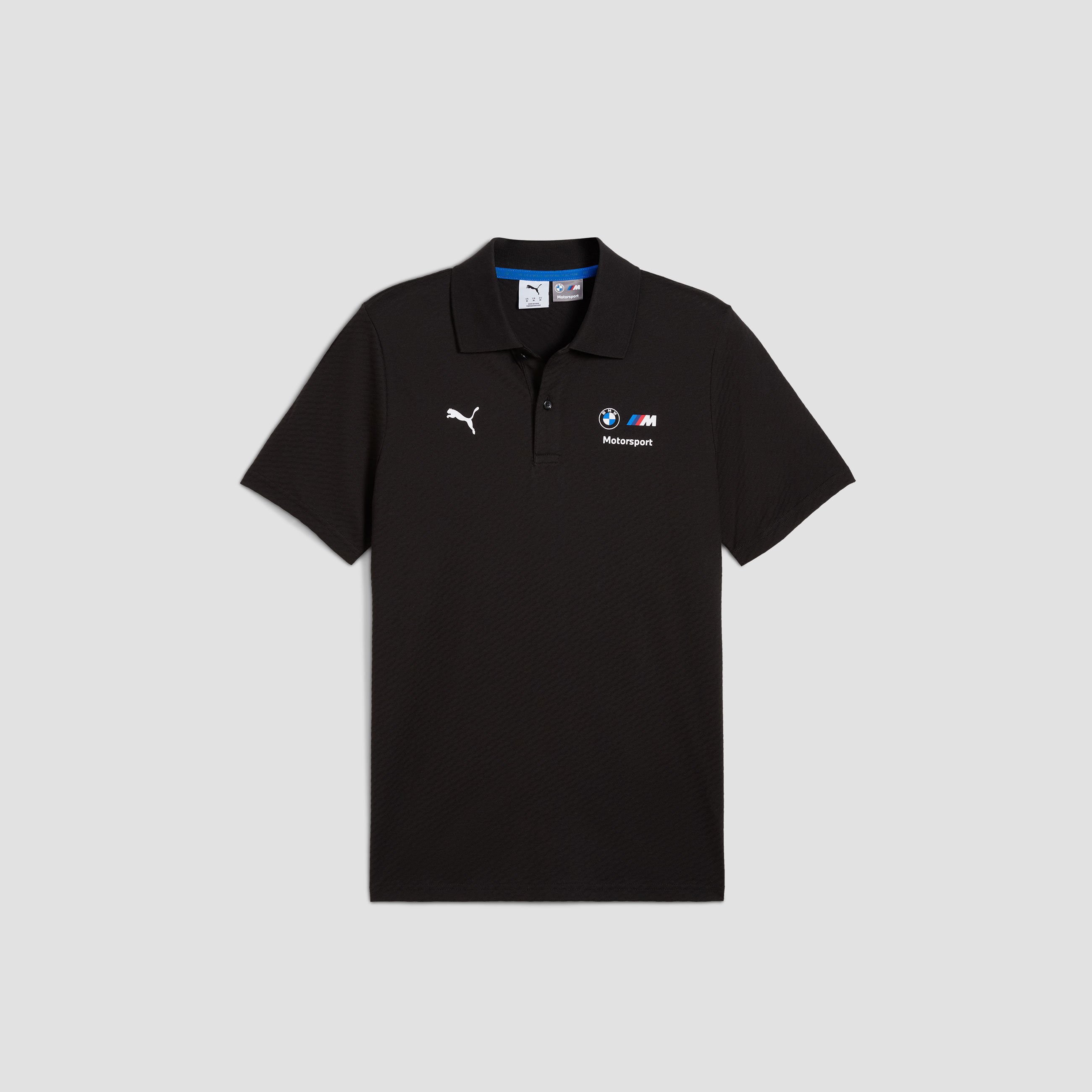 Puma BMW M Motorsport Jacquard Polo Black 1