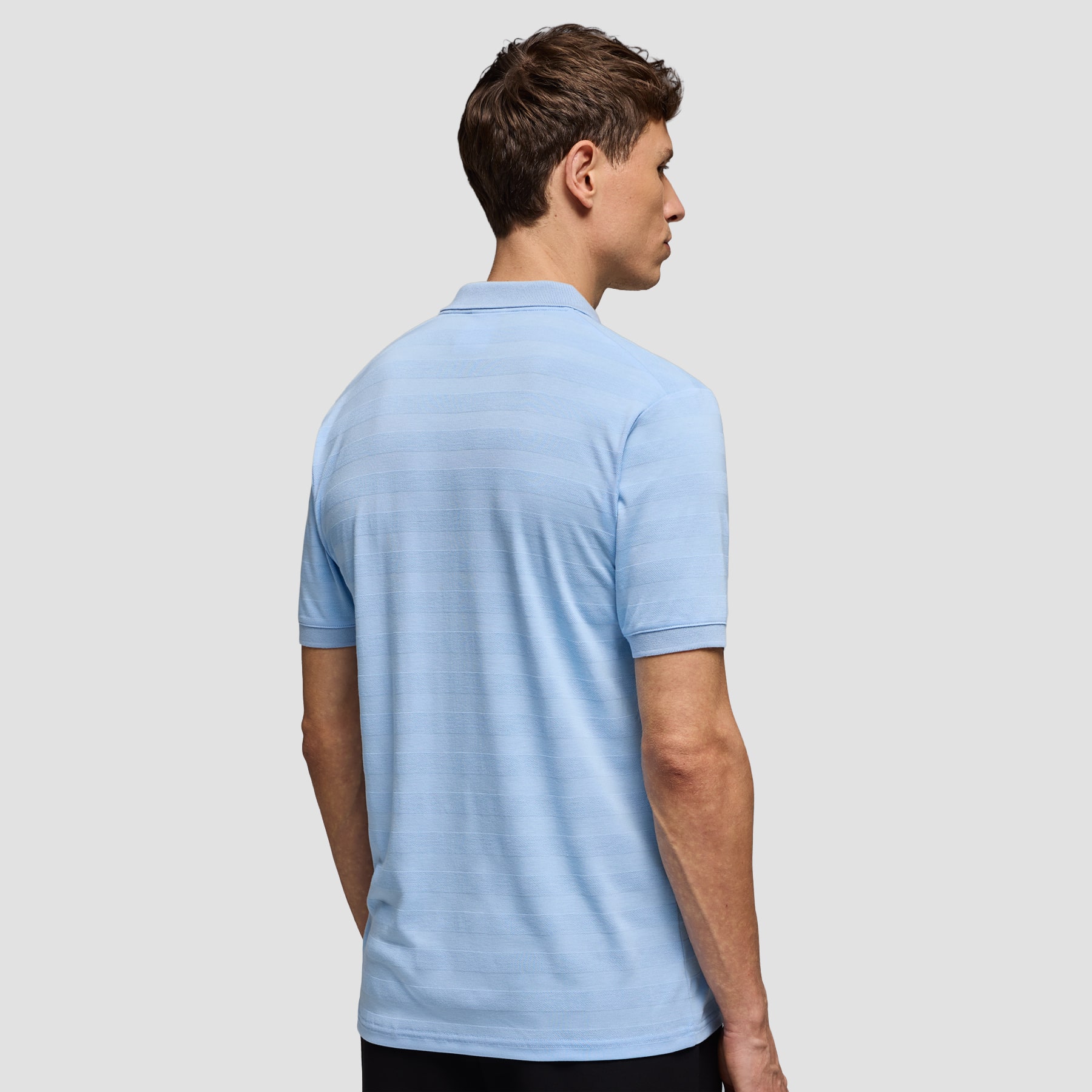 Visa som helskärm BMW Lifestyle Pixel Logo Polotröja - Herr Chambray 3