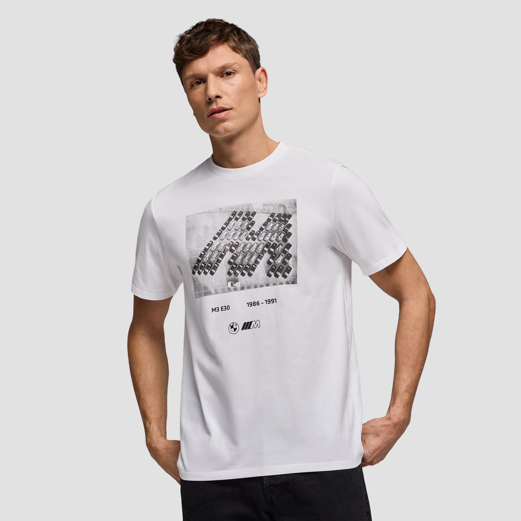 View in full screen BMW M Series M3 E30 T-Shirt  White 5
