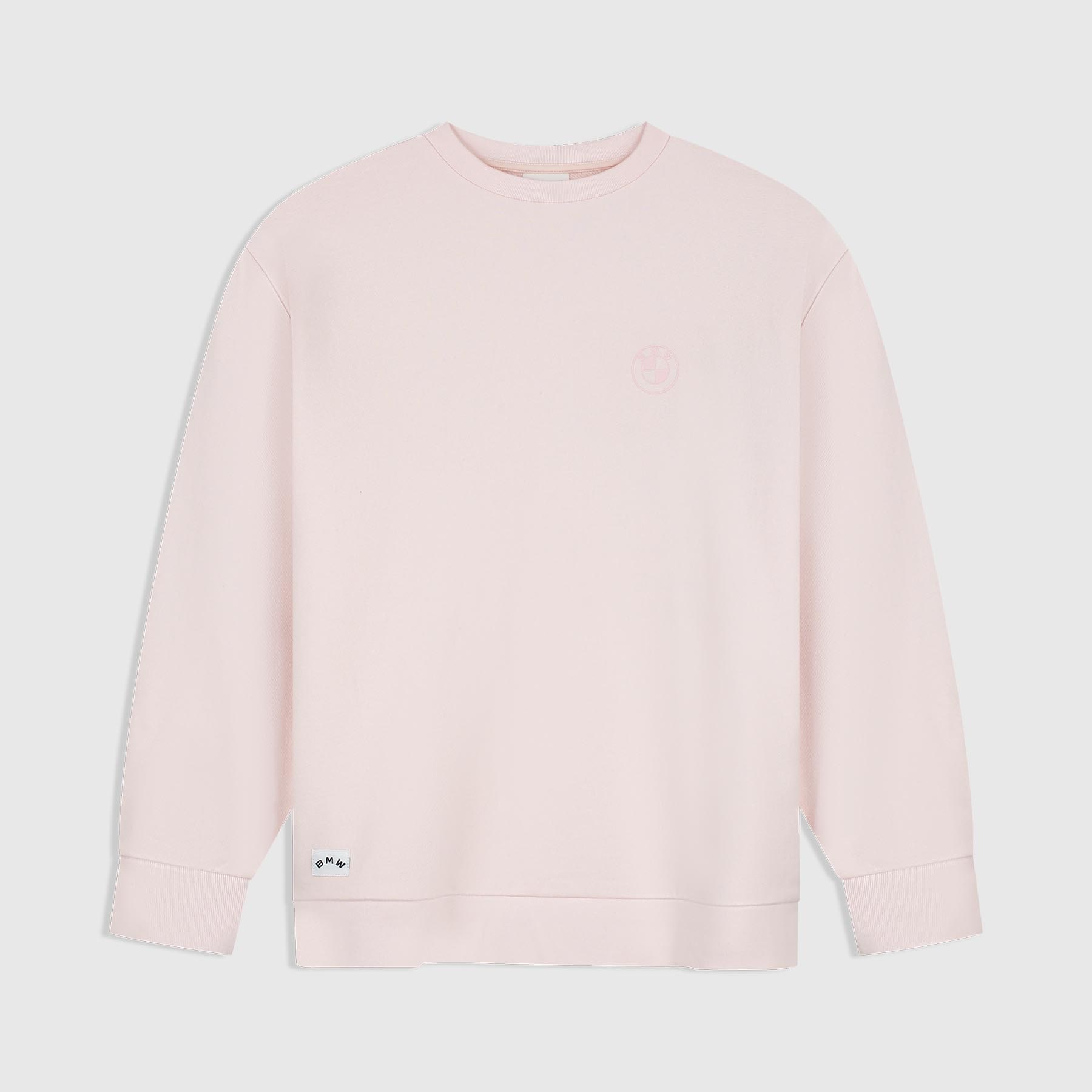 Afficher en plein écran Sweatshirt BMW Lifestyle Pixel Logo  Rose primevère 2