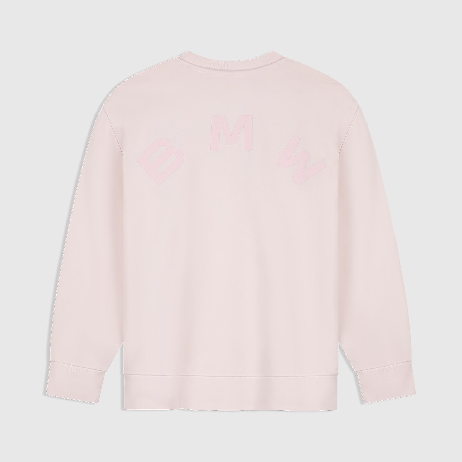 Afficher en plein écran Sweatshirt BMW Lifestyle Pixel Logo  Rose primevère 4