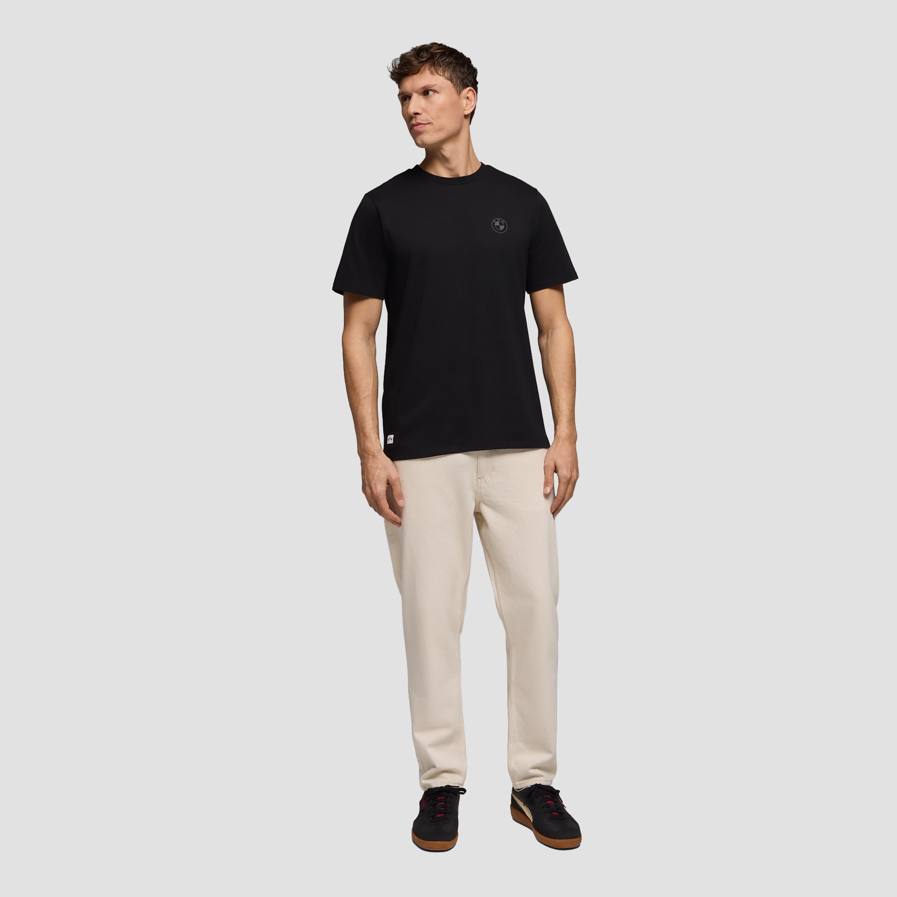 Visa som helskärm BMW Lifestyle Pixel Logo T-shirt Svart 1