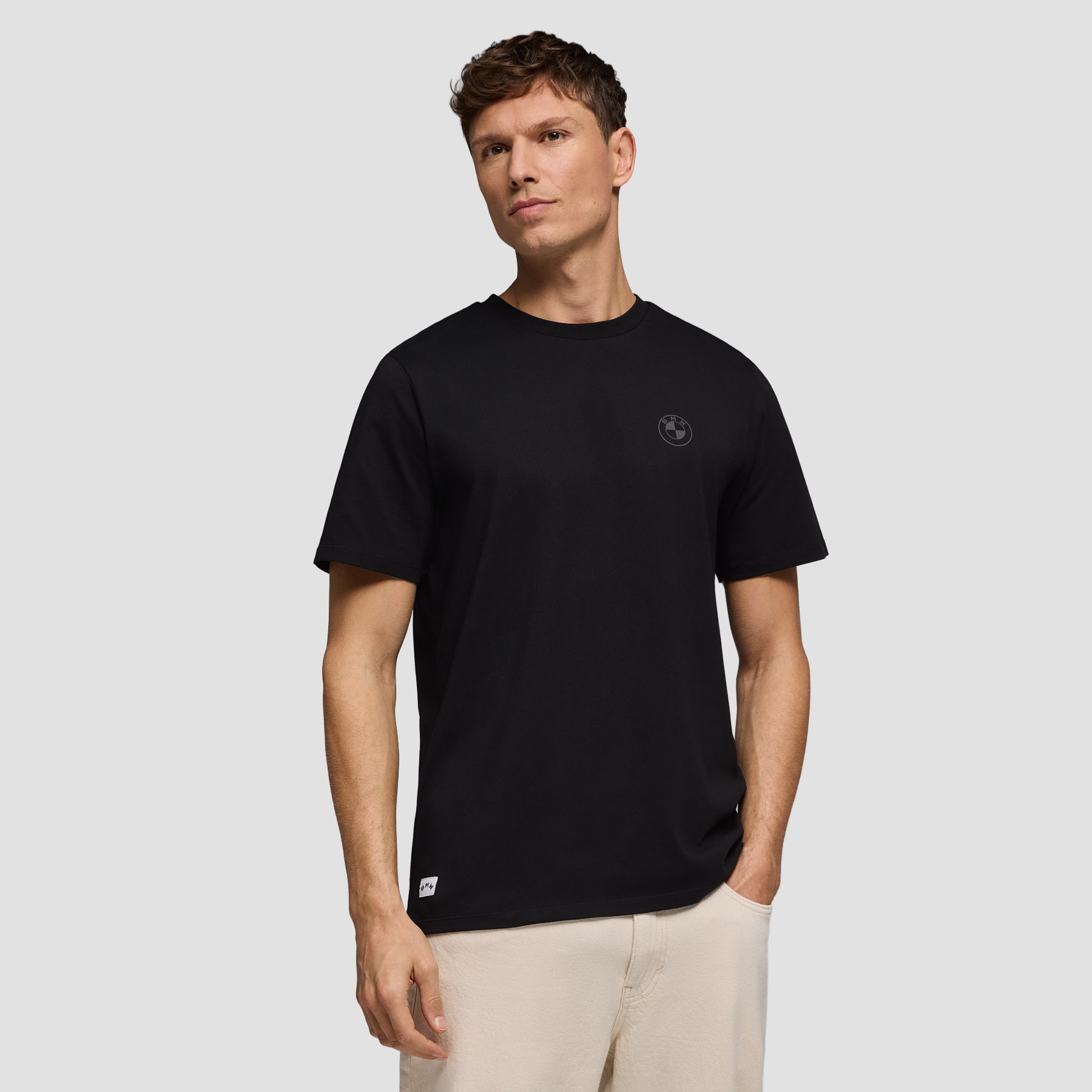 Visa som helskärm BMW Lifestyle Pixel Logo T-shirt Svart 3