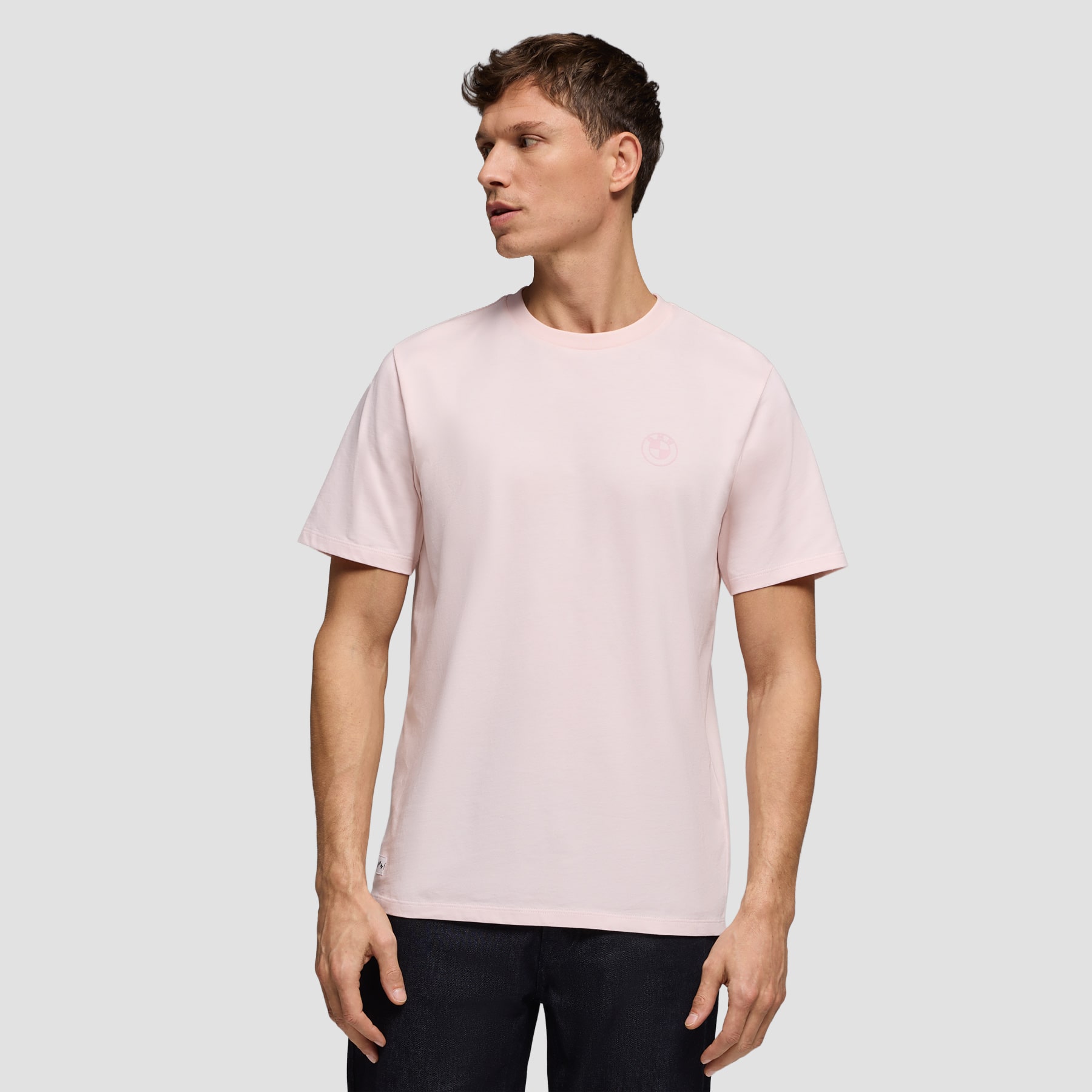 Visa som helskärm BMW Lifestyle Pixel Logo T-shirt Primrose Pink 5