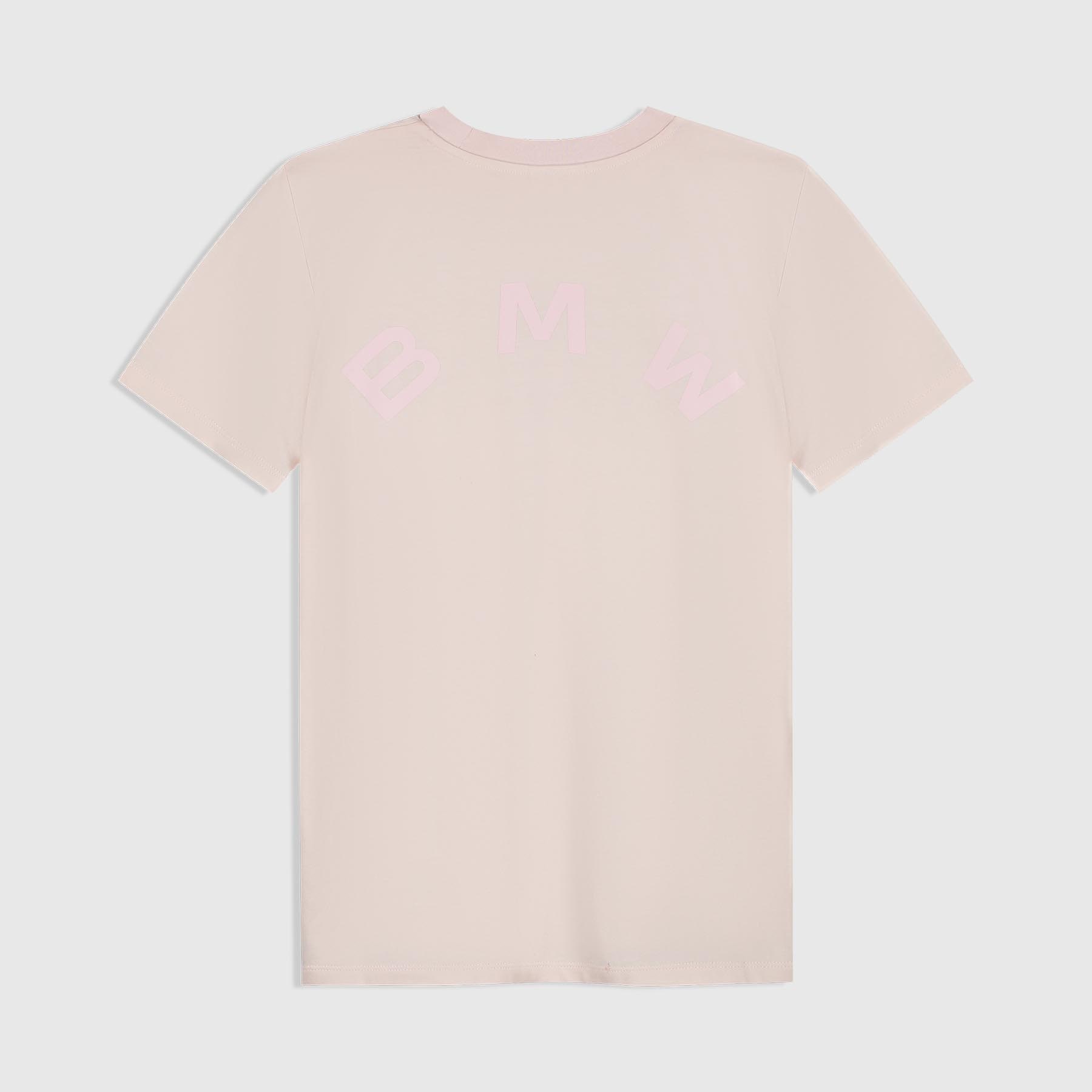 Visa som helskärm BMW Lifestyle Pixel Logo T-shirt Primrose Pink 4