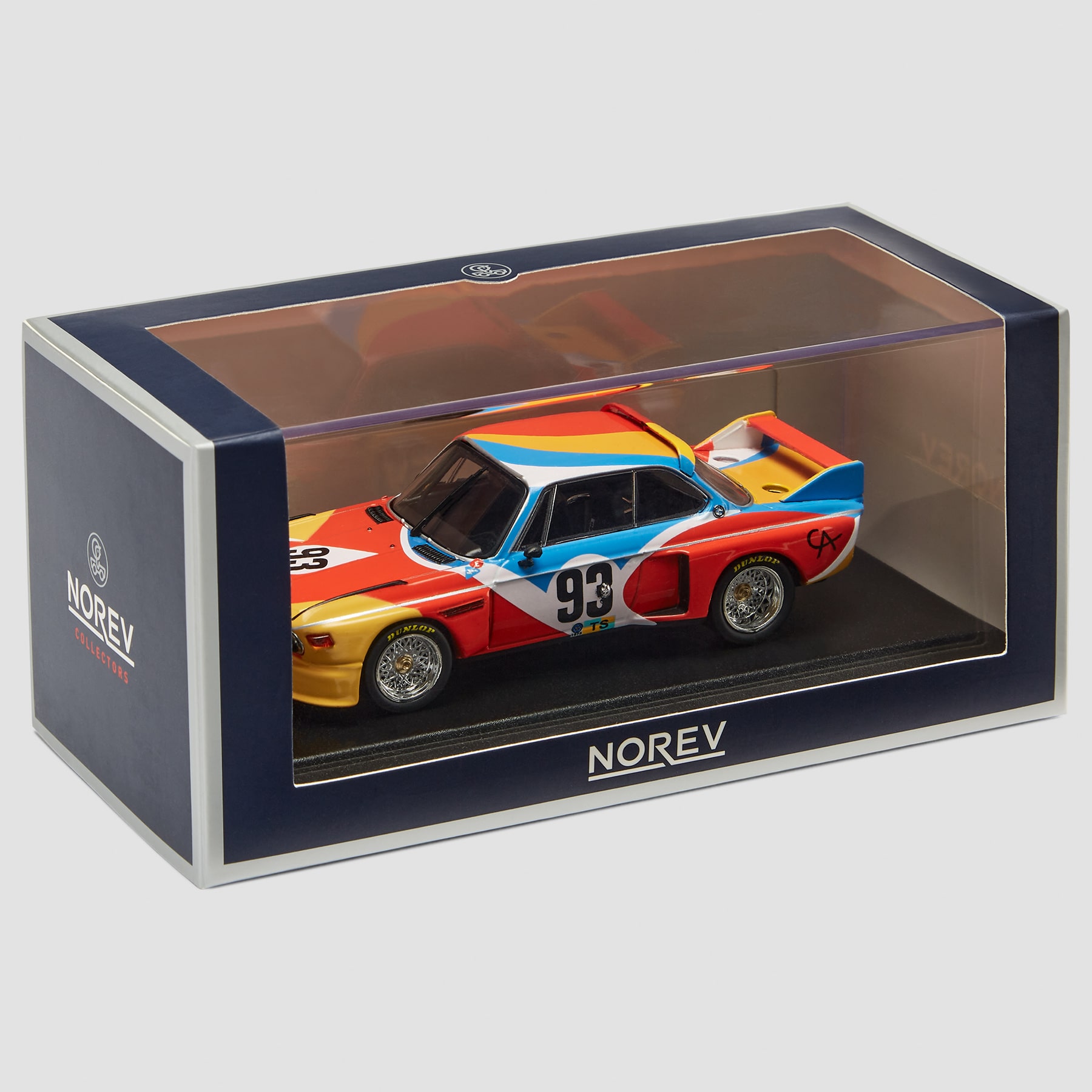  1:43 BMW Miniatur Kunstauto Alexander Calder Mehrfarbig 5