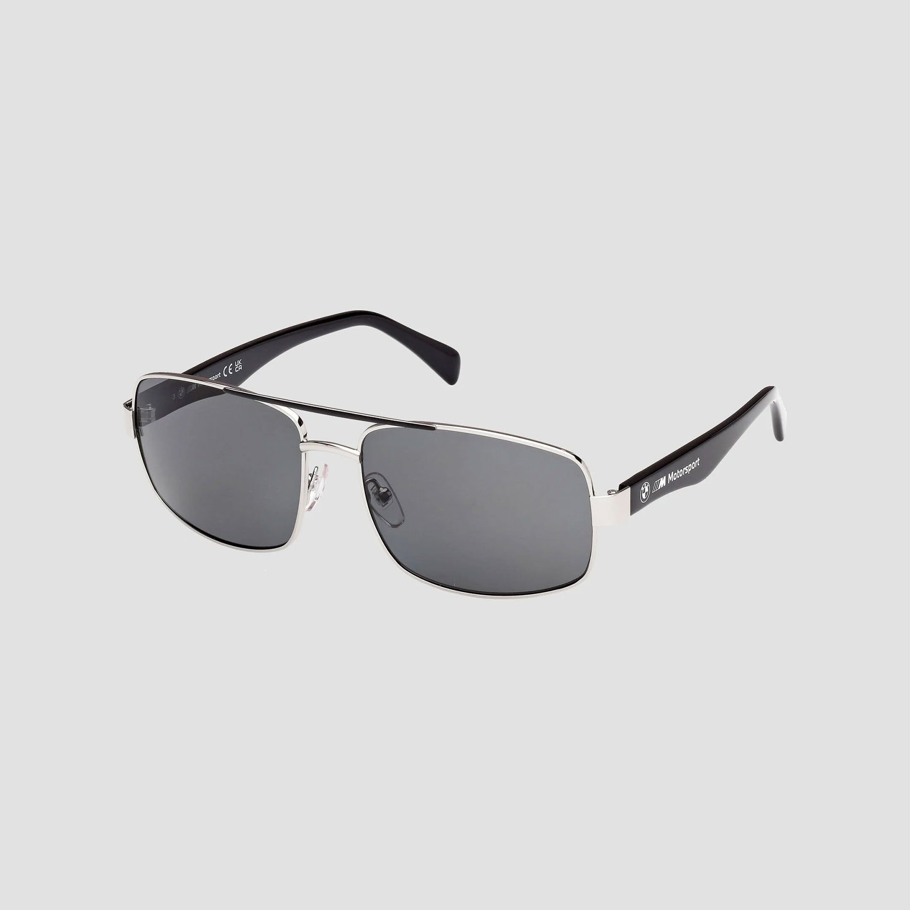 BMW Rectangle Metal Sunglasses black / silver 1