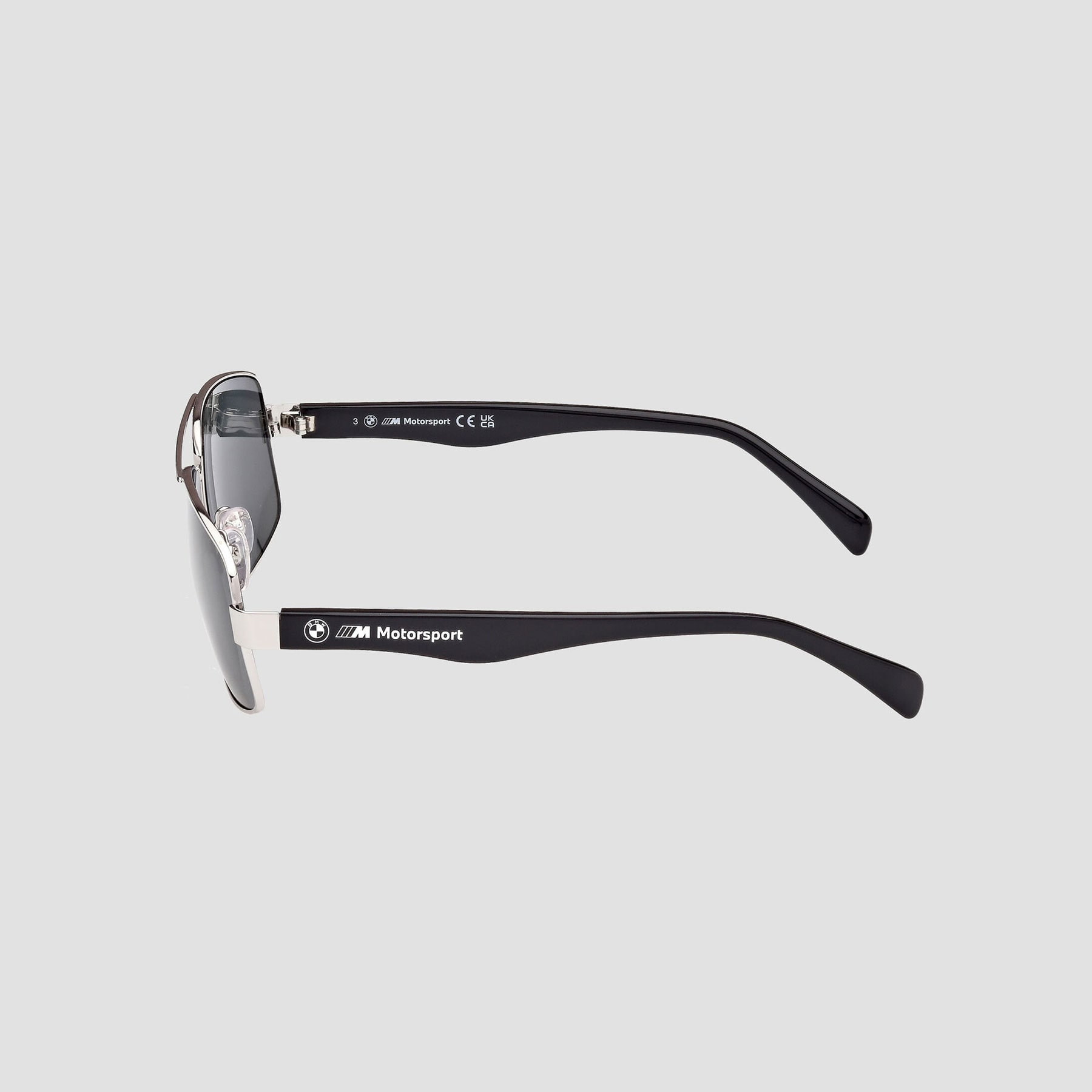 BMW Rectangle Metal Sunglasses black / silver 2