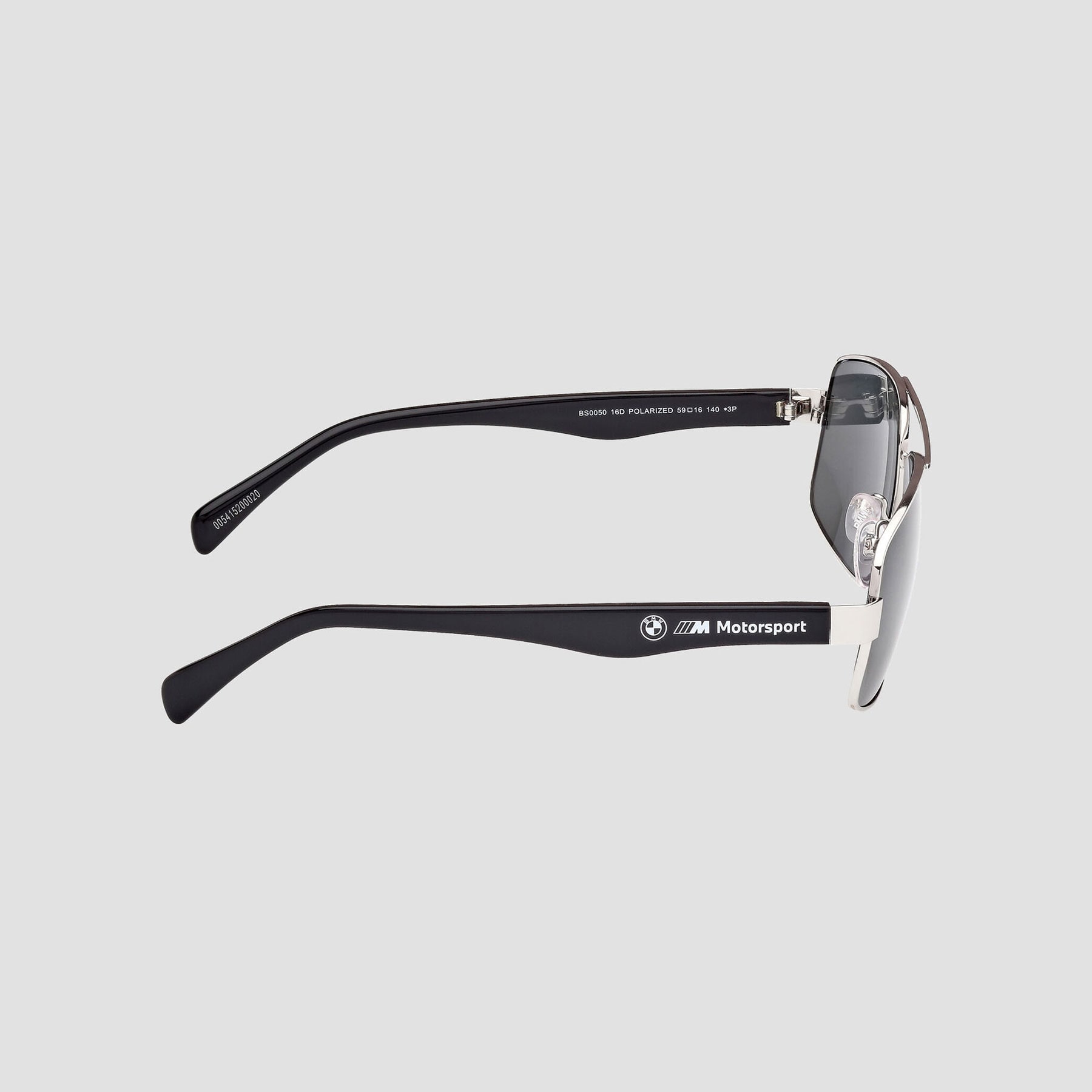 BMW Rectangle Metal Sunglasses black / silver 3