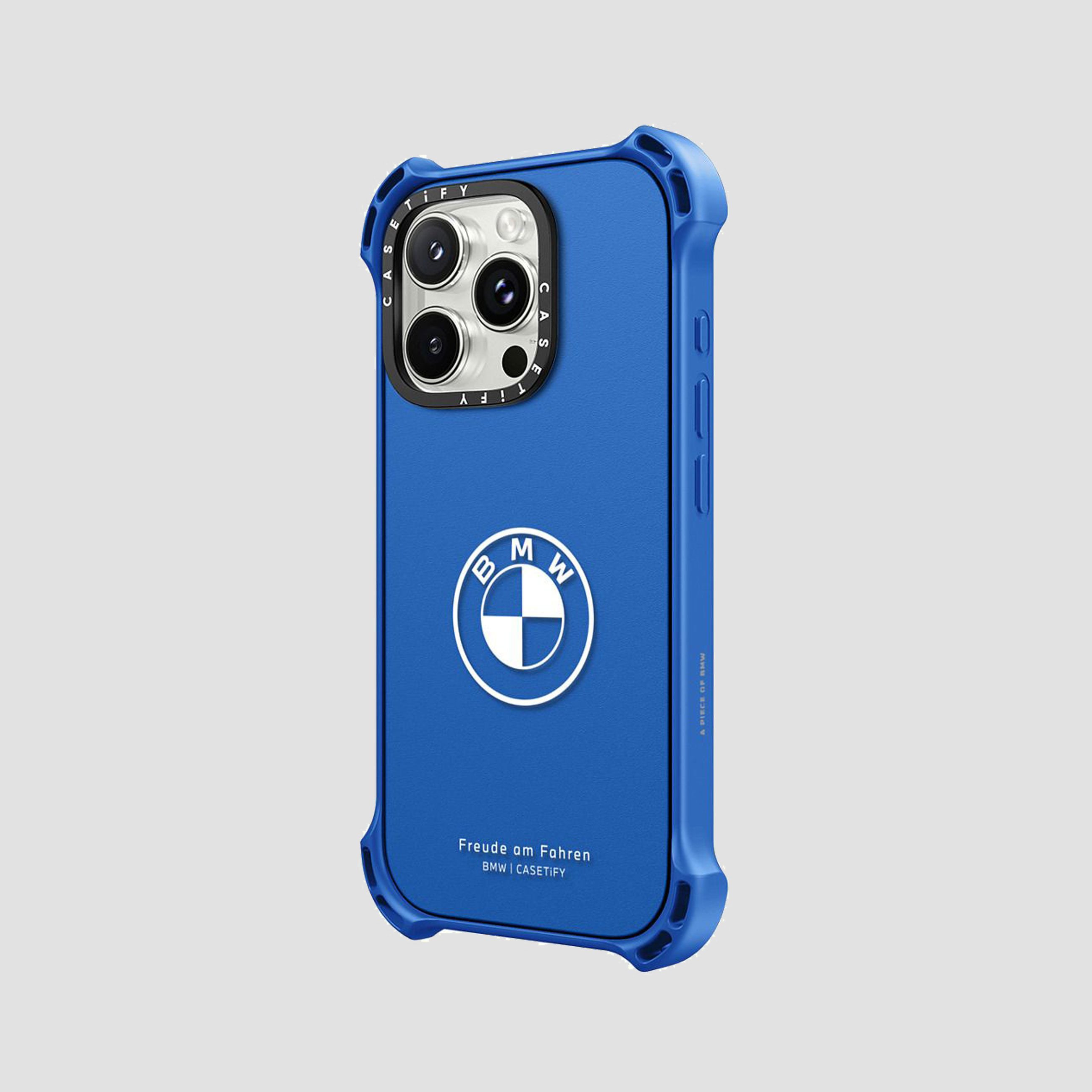 View in full screen BMW CASETiFY Bounce iPhone 16 Pro Max Case Blue 2