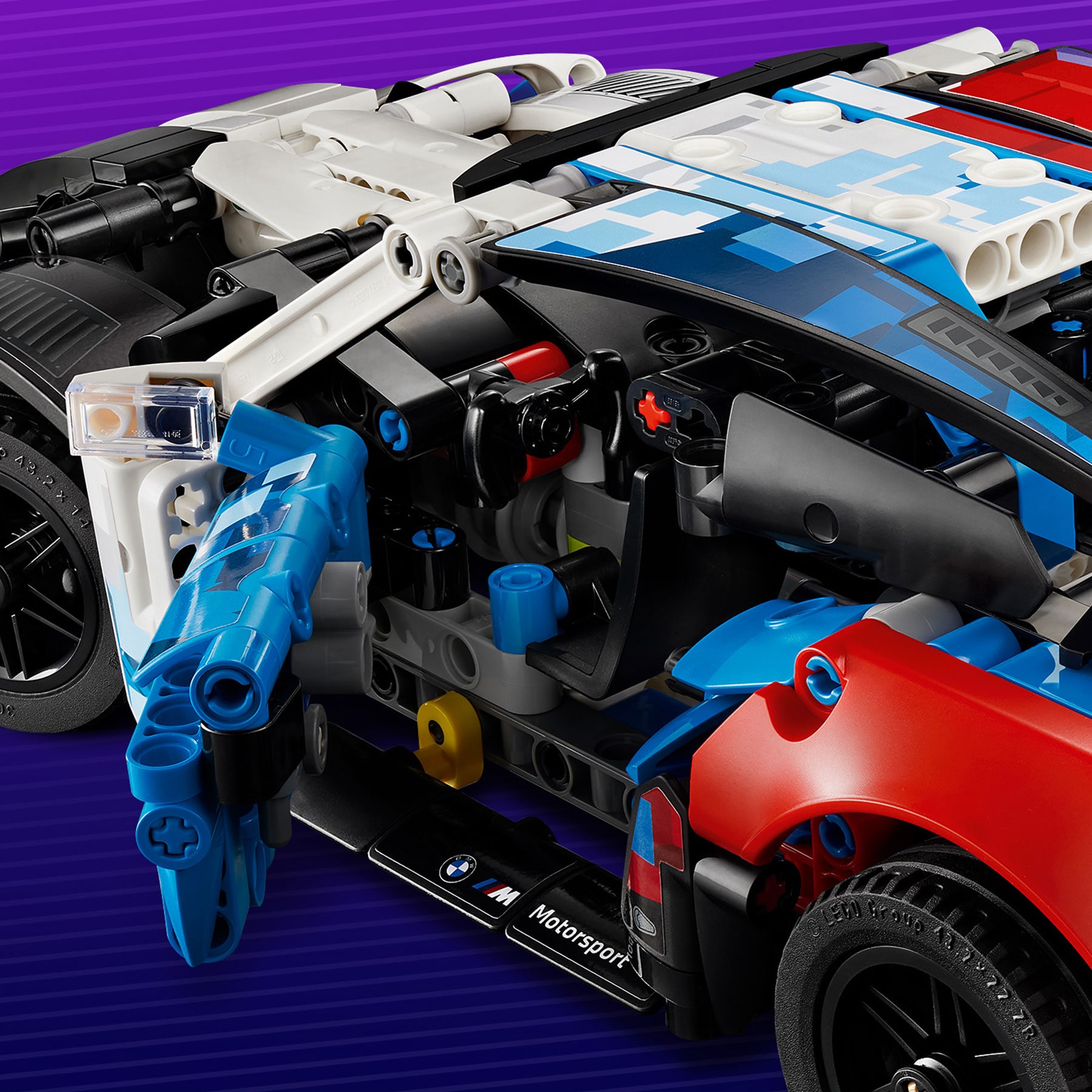 View in full screen BMW Lego M4 GT3 Technic multicolor 5
