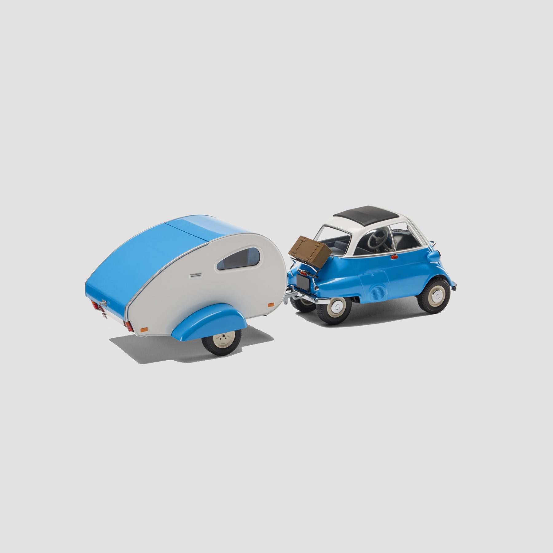 BMW 1:18 BMW ISETTA Miniatur Blau 2 Erweiterte Ansicht