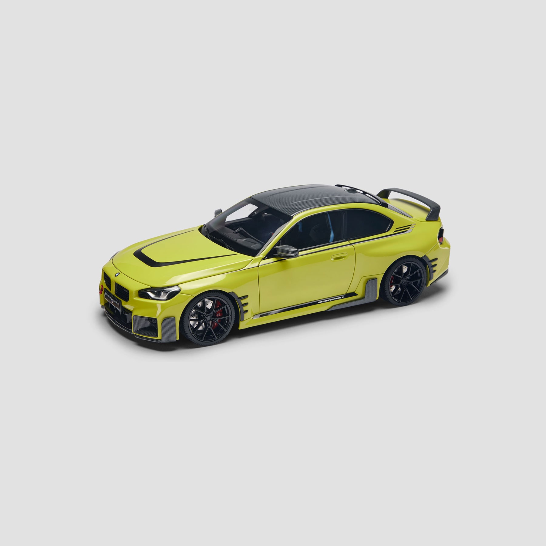 BMW 1:18 BMW M2 Miniatur Gelb 1 Erweiterte Ansicht