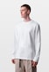 BMW Oversized Langarm-T-Shirt Weiß Männer